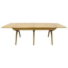 Retro Mid-Century Modern Heywood Wakefield Butterfly Extendable Drop-Leaf Dining Table