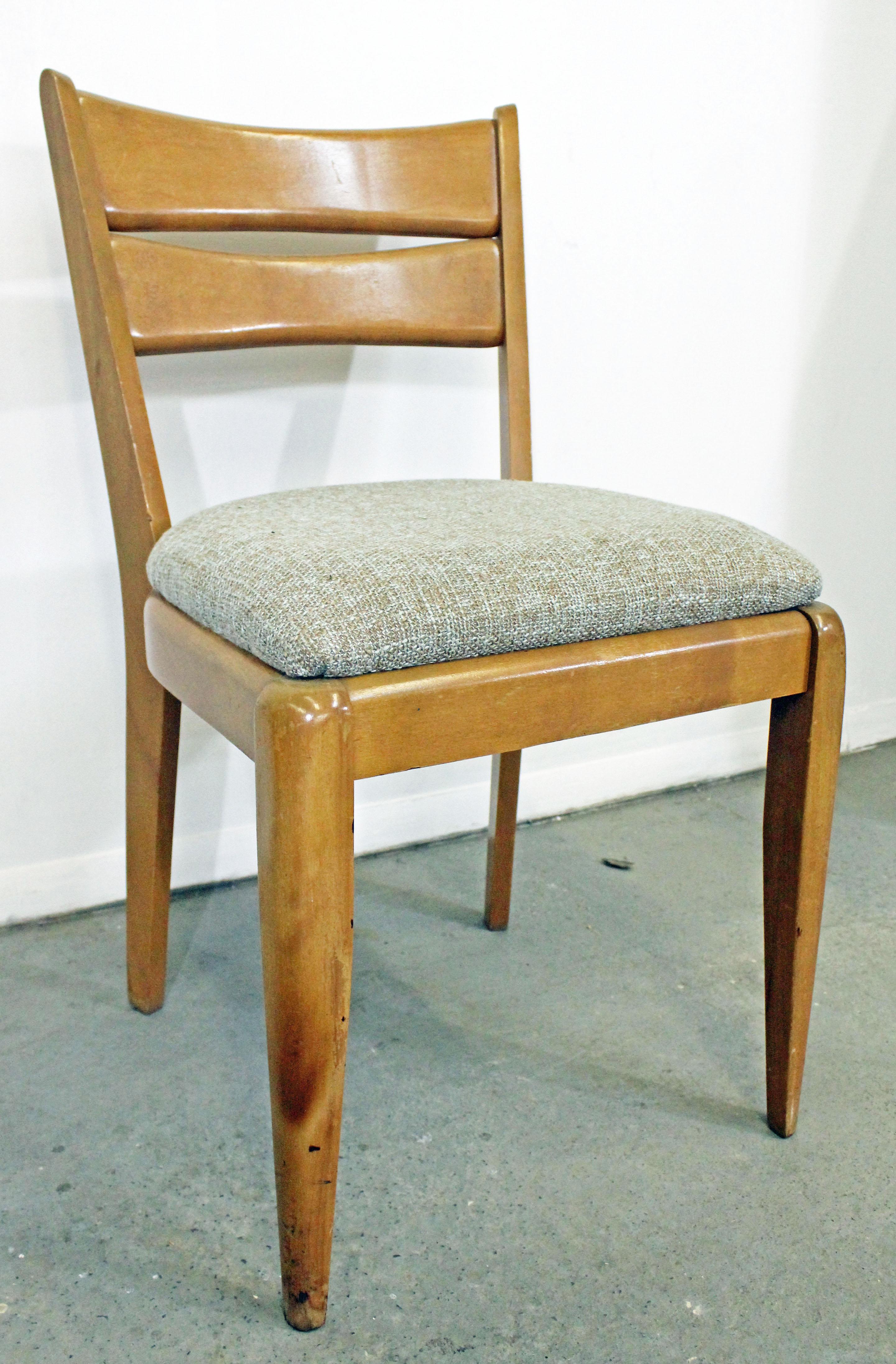Mid-Century Modern Heywood Wakefield 'Cat's Eye' Champagne Dining Chair M151 1