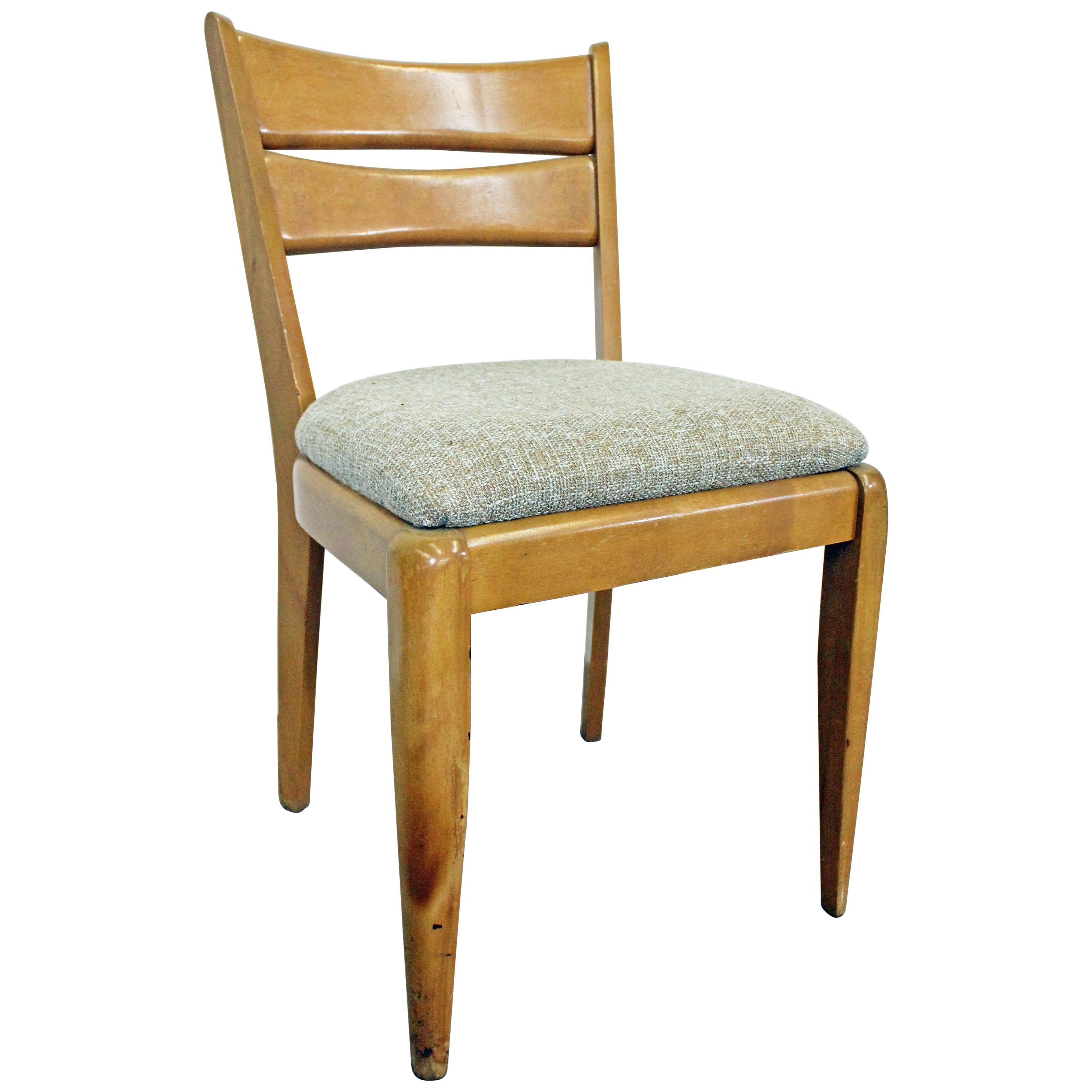 Mid-Century Modern Heywood Wakefield 'Cat's Eye' Champagne Dining Chair  M151 at 1stDibs | heywood wakefield stingray chairs