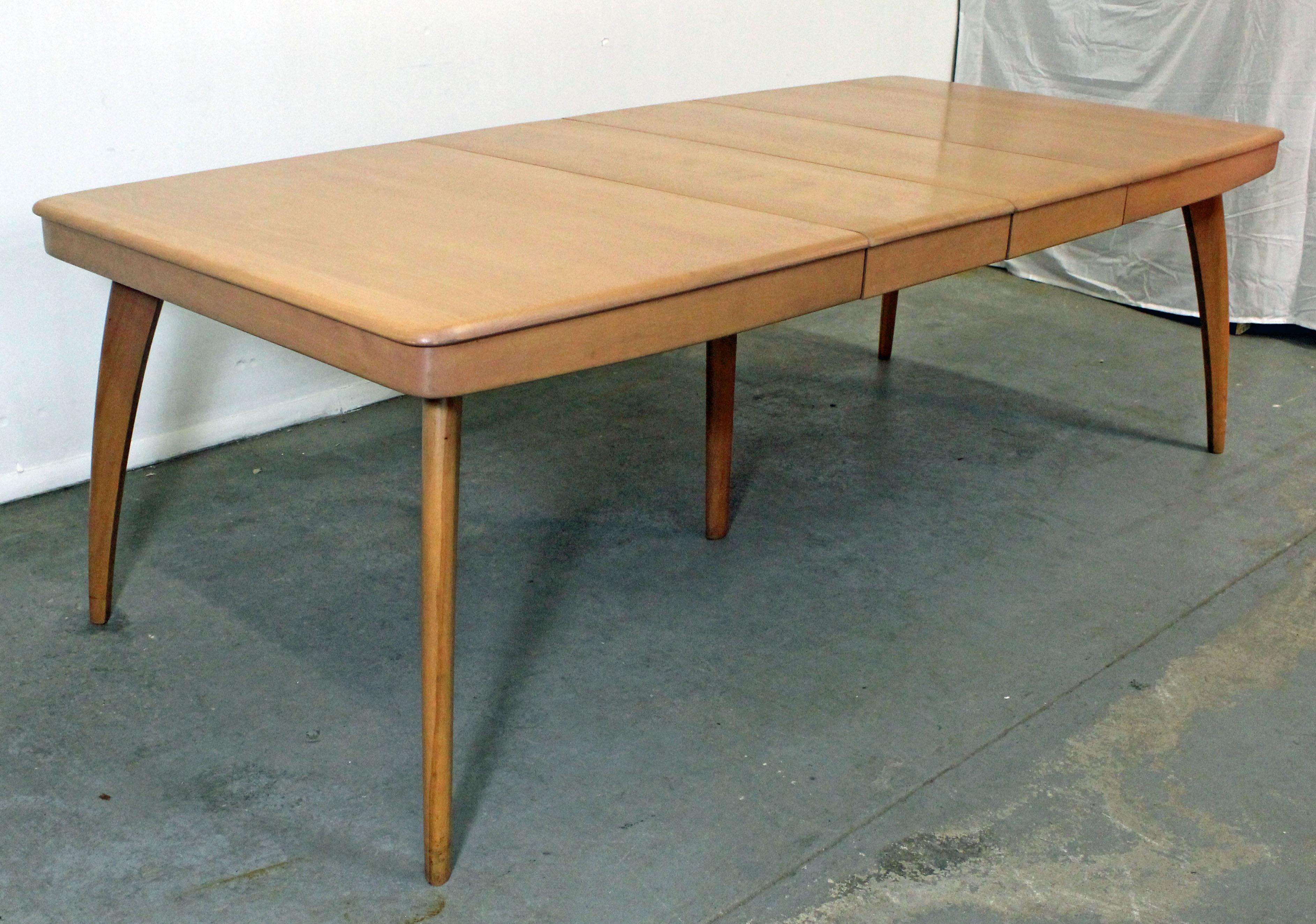 American Mid-Century Modern Heywood-Wakefield Champagne Extendable Dining Table