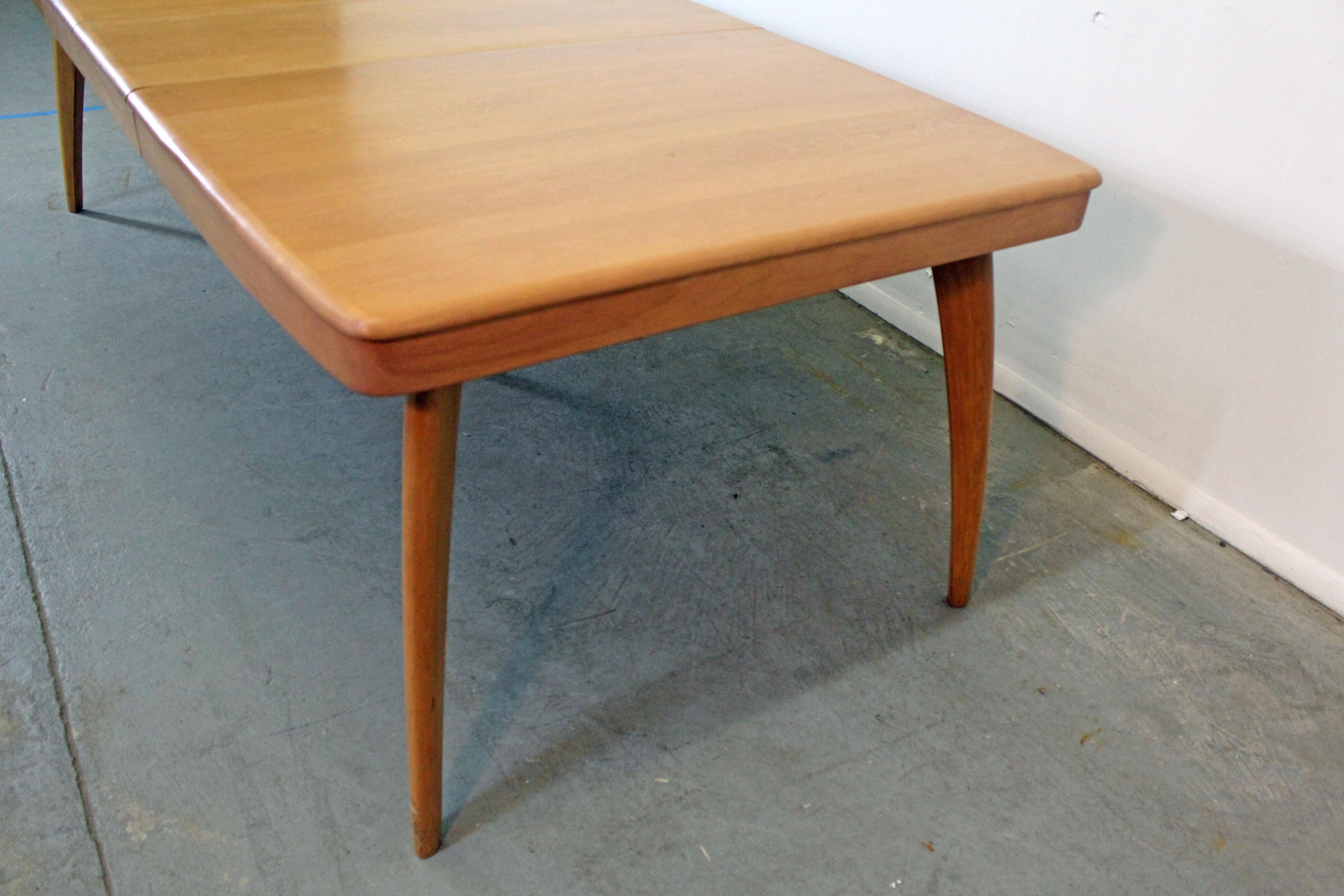 Mid-20th Century Mid-Century Modern Heywood-Wakefield Champagne Extendable Dining Table
