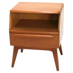 Mid Century Modern Heywood Wakefield Champagne Maple Side Stand C1950