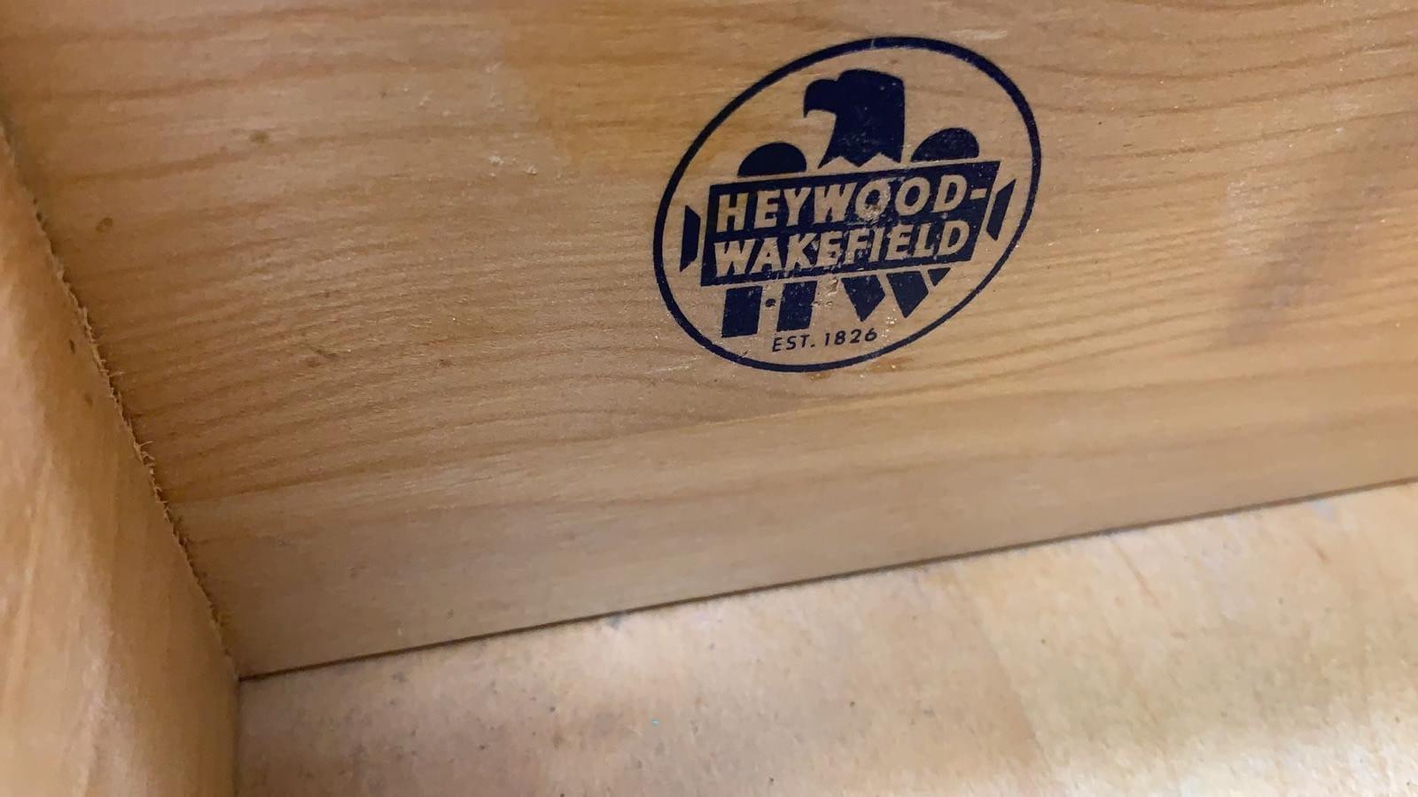 American Mid-Century Modern Heywood Wakefield Champagne Twelve Drawer Dresser Chest