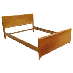Mid-Century Modern Heywood Wakefield Crescendo Champagne Full Size Bed Frame