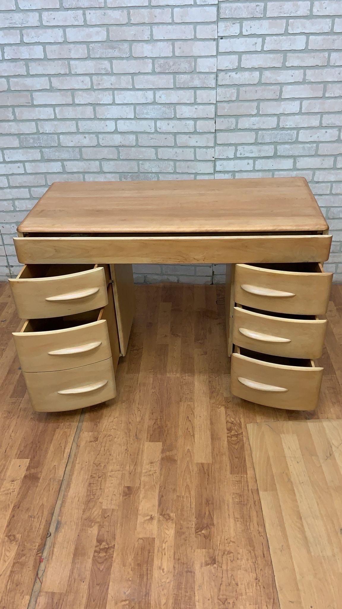Hand-Crafted Mid-Century Modern Heywood-Wakefield Desk