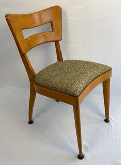 Mid Century Modern Heywood Wakefield Dining Chairs Refinished & Reupholstered