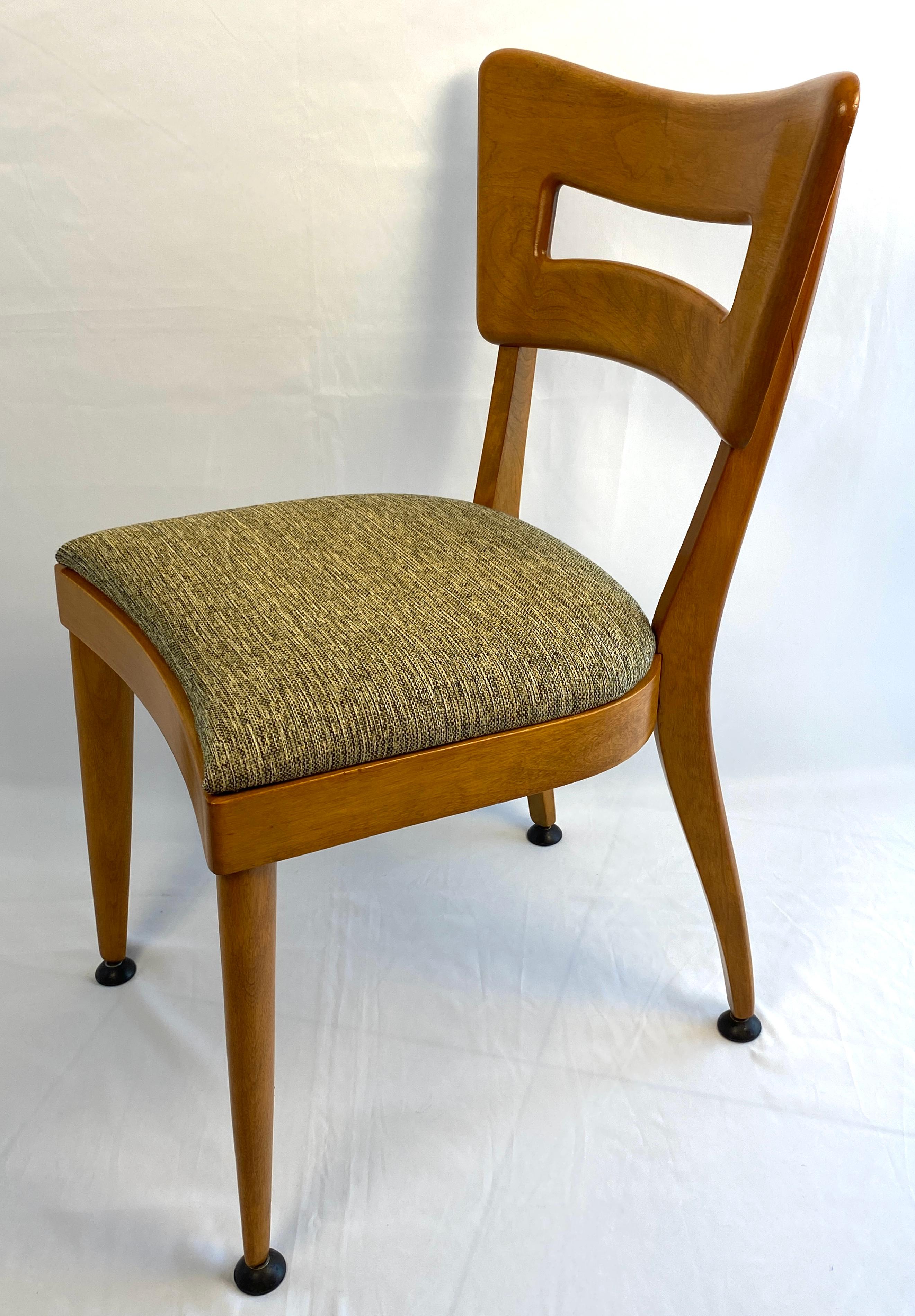 Mid-Century Modern Mid Century Modern Heywood Wakefield Dining Chairs Refinished & Reupholstered