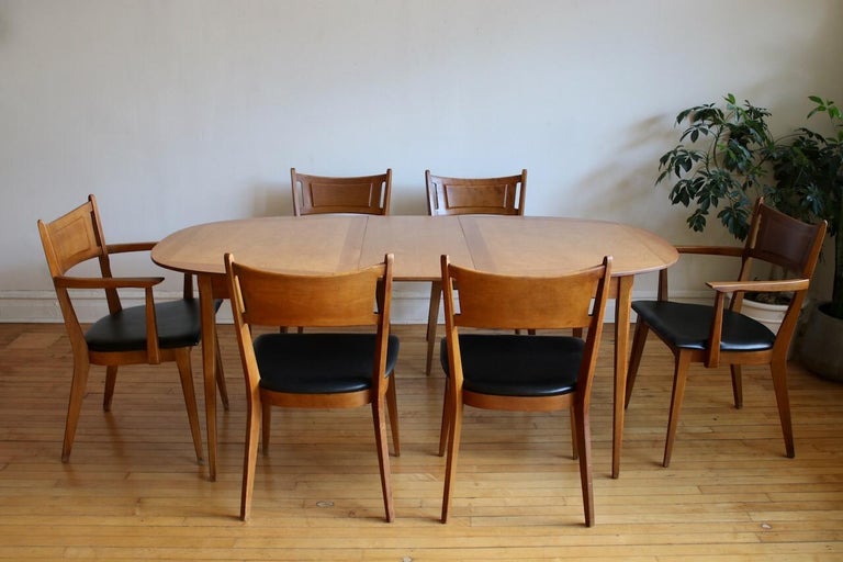 MidCentury Modern Heywood Wakefield Dining Set For Sale at 1stDibs