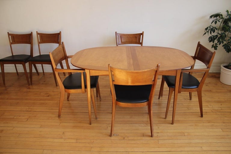 Mid-Century Modern Heywood Wakefield Dining Set For Sale at 1stDibs