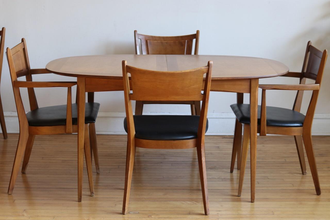 Mid-Century Modern Heywood Wakefield Dining Set 7