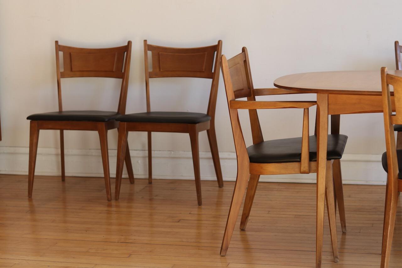 Mid-Century Modern Heywood Wakefield Dining Set 8
