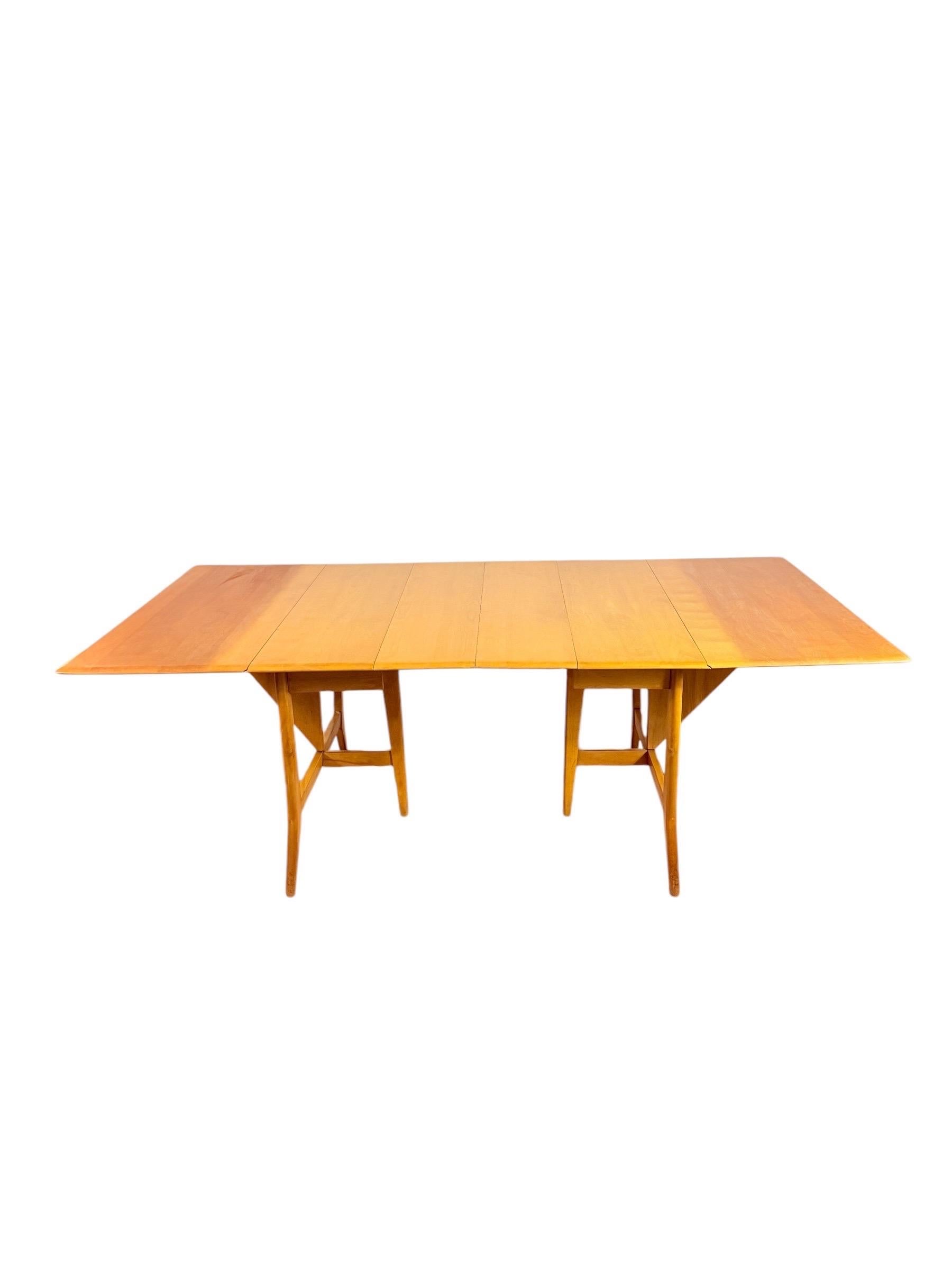 Table de salle à manger à abattant Heywood Wakefield Modernity en vente 3