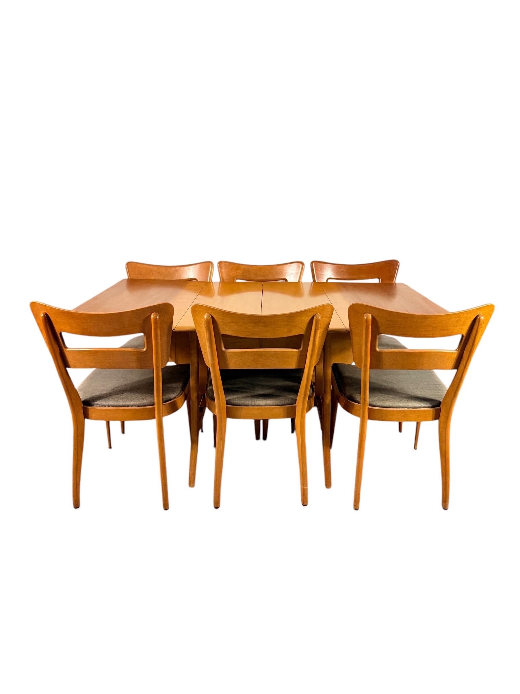 Table de salle à manger à abattant Heywood Wakefield Modernity en vente 5
