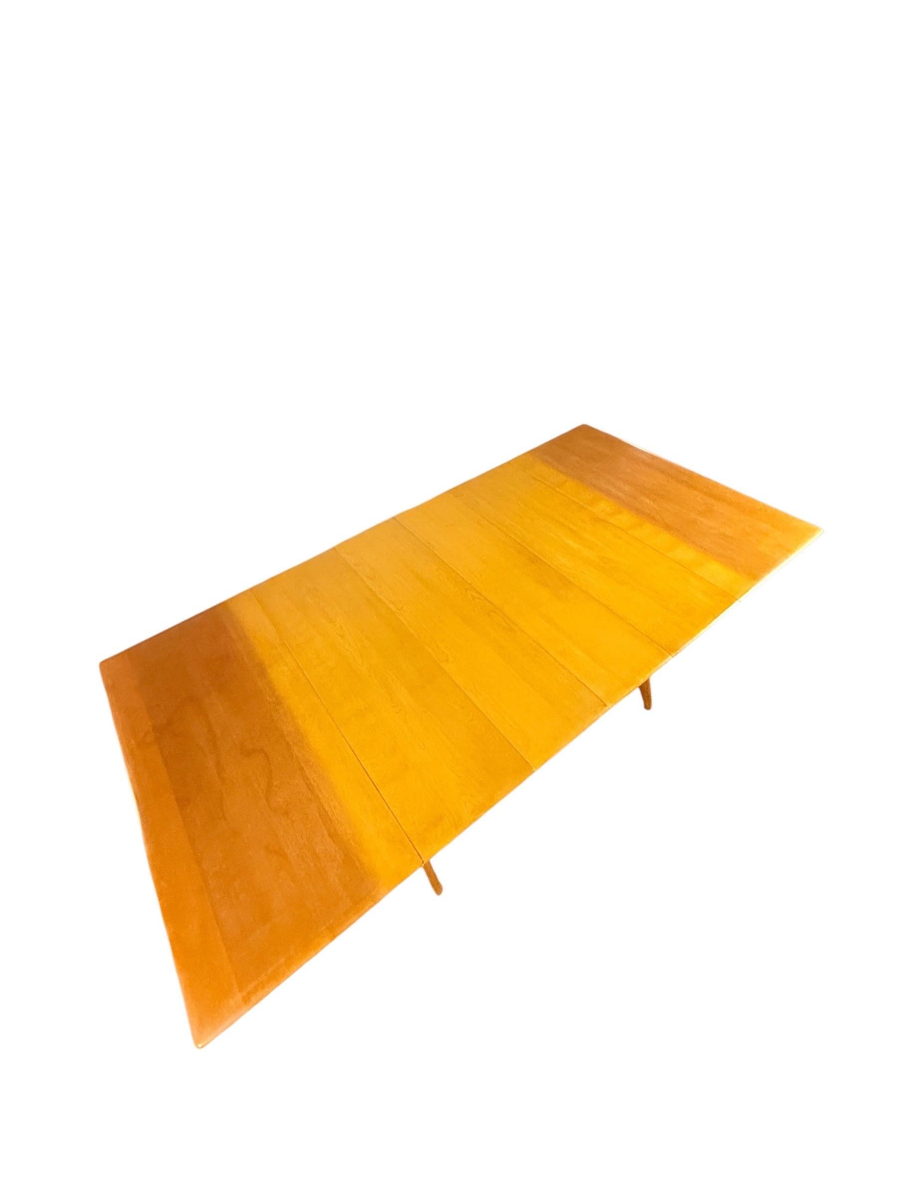 Érable Table de salle à manger à abattant Heywood Wakefield Modernity en vente