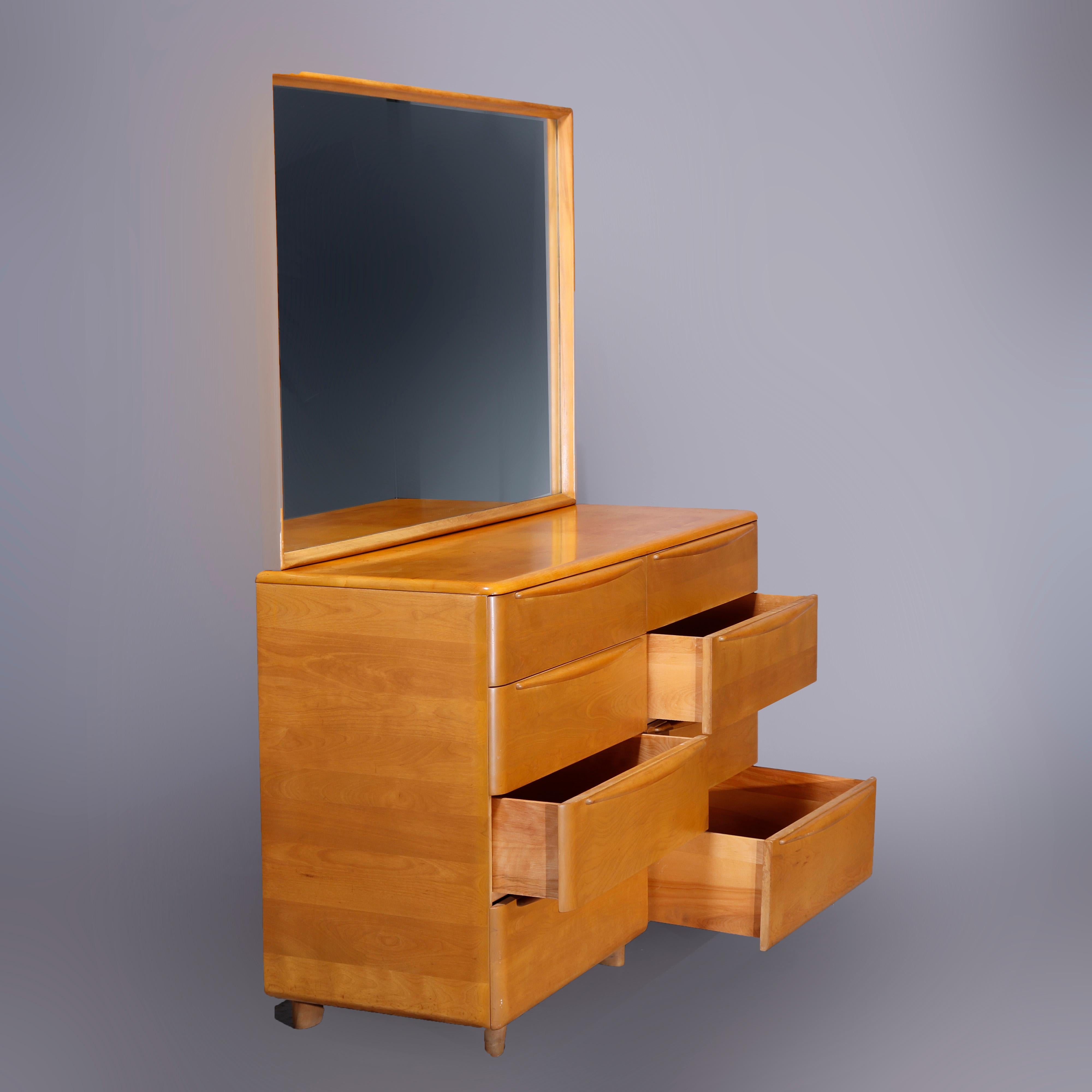 heywood wakefield dresser with mirror