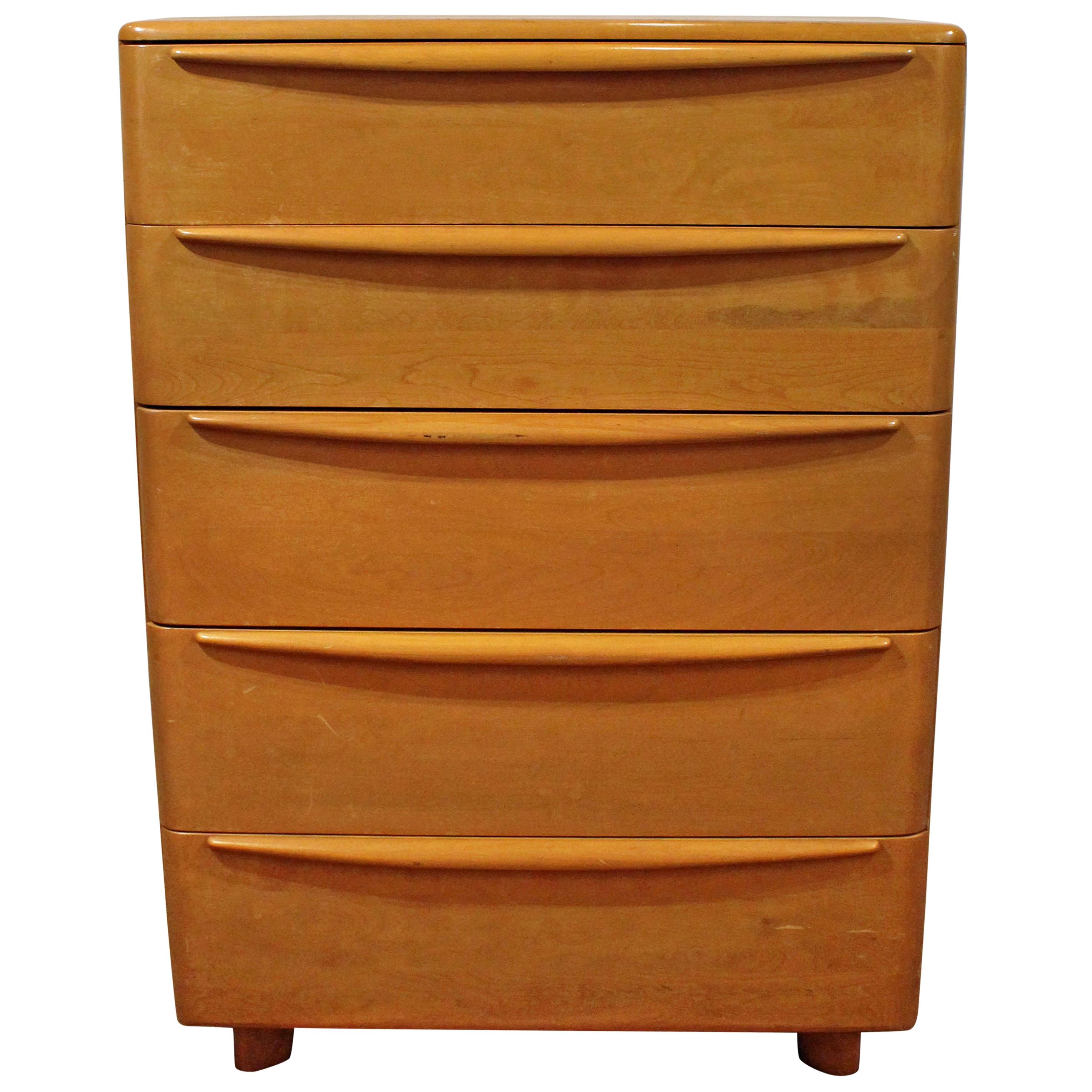 Mid-Century Modern Heywood Wakefield 'Encore' Champagne Bachelor Chest