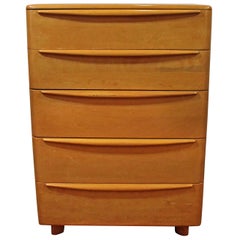 Vintage Mid-Century Modern Heywood Wakefield 'Encore' Champagne Bachelor Chest