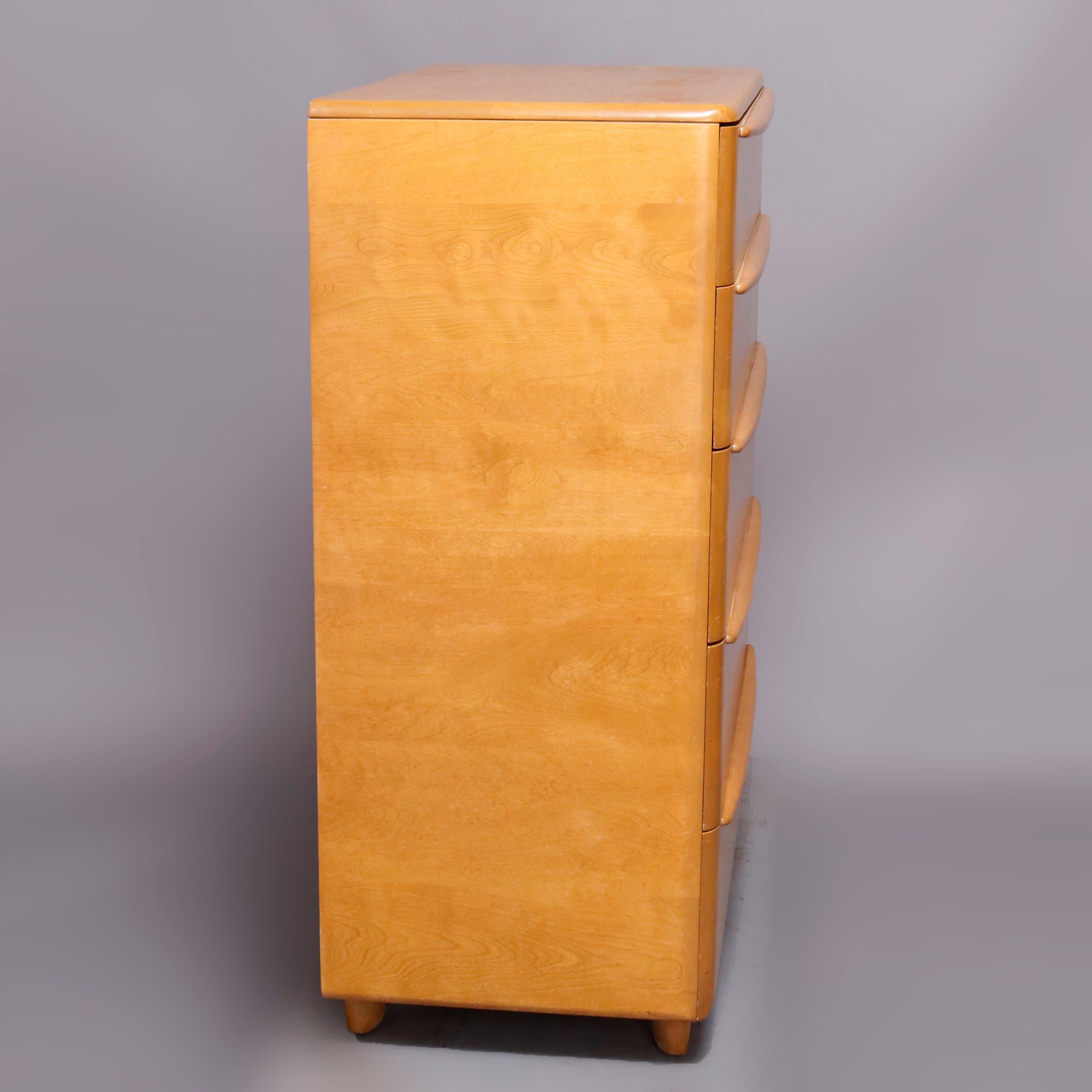 20th Century Mid-Century Modern Heywood Wakefield Encore Chest of Drawers in Wheat
