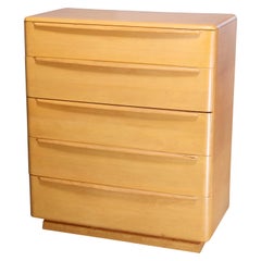 Mid-Century Modern Heywood Wakefield Encore Tall Dresser, Wheat, Circa 1950