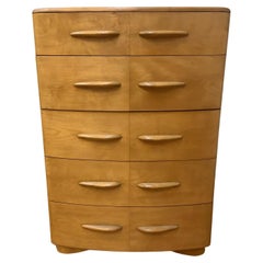 Vintage Mid Century Modern Heywood Wakefield Highboy Dresser