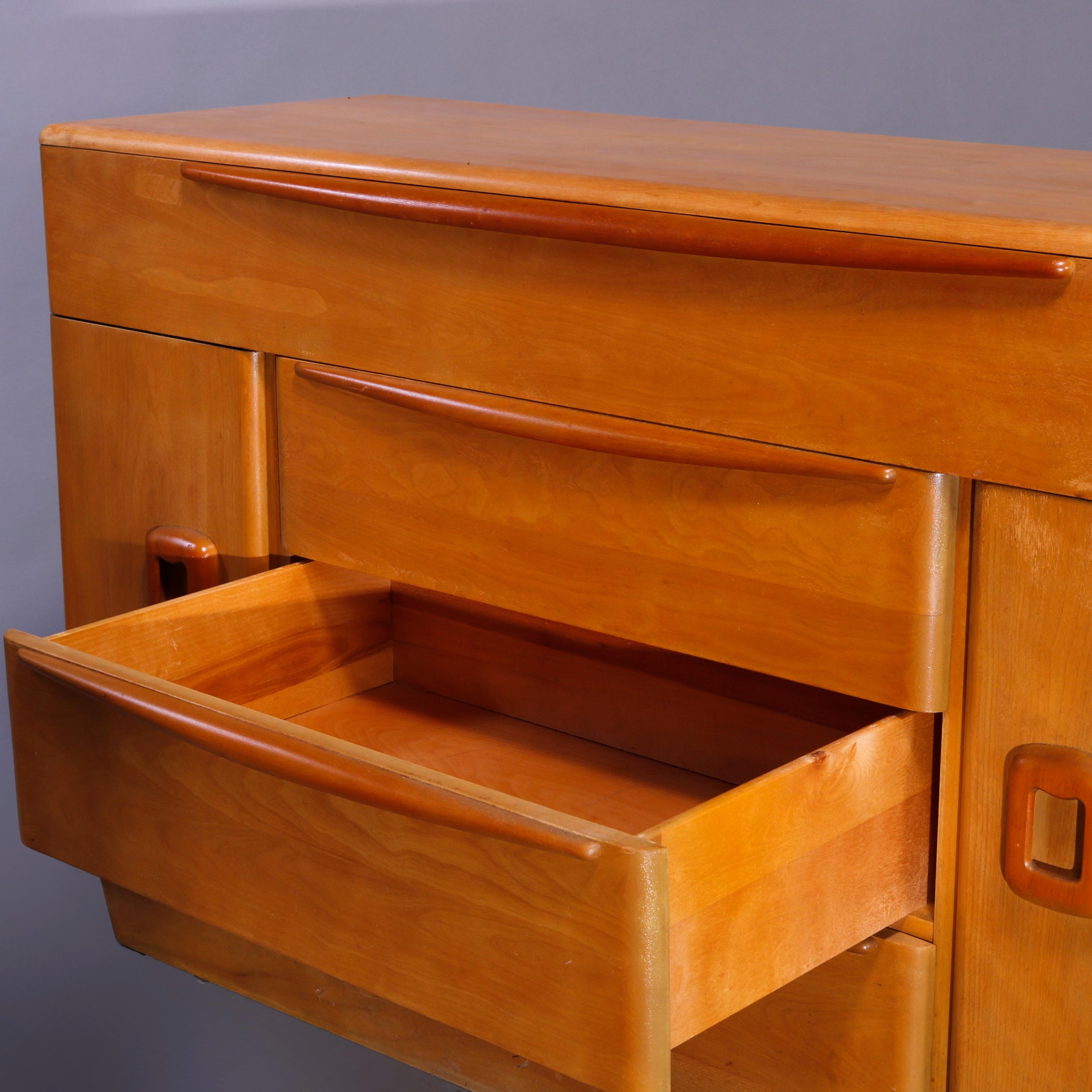 Mid-Century Modern Heywood Wakefield Isabel Sideboard in Wheat, c1950 3