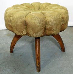 Mid-Century Modern Heywood-Wakefield 'Kohinoor' Vanity Stool or Pouf