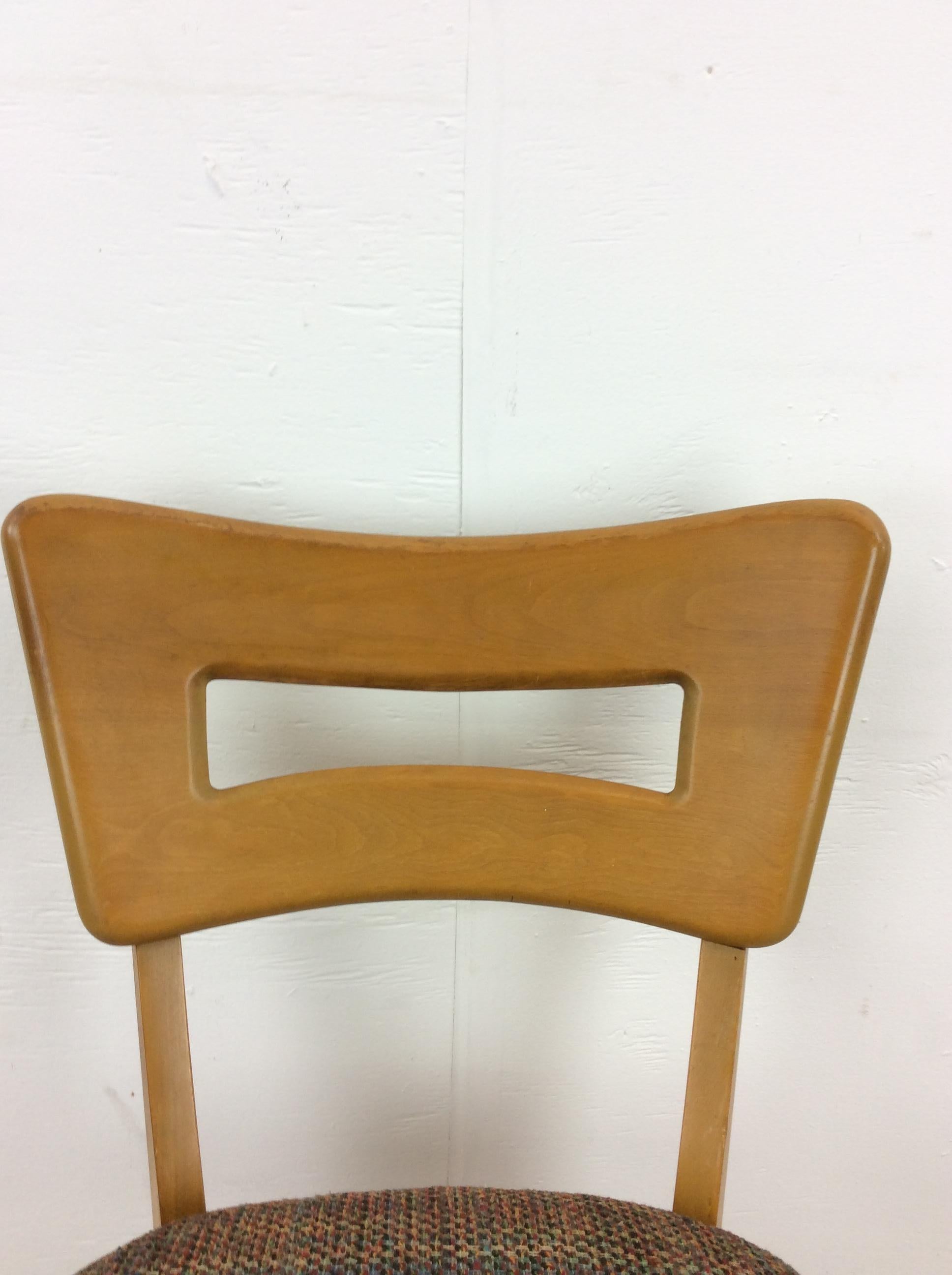 Mid Century Modern Heywood Wakefield Side Chair im Zustand „Relativ gut“ im Angebot in Freehold, NJ