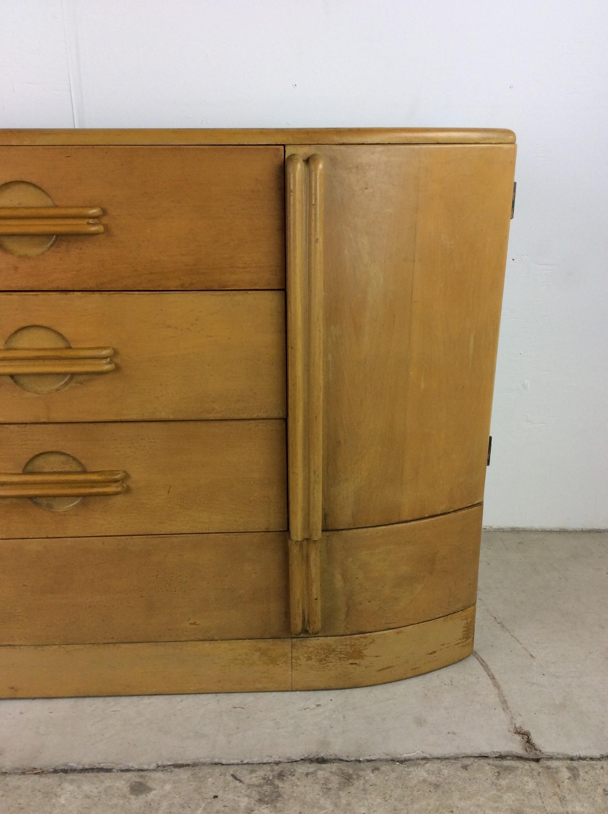 Mid-Century Modern Heywood Wakefield Sideboard In Distressed Condition In Freehold, NJ