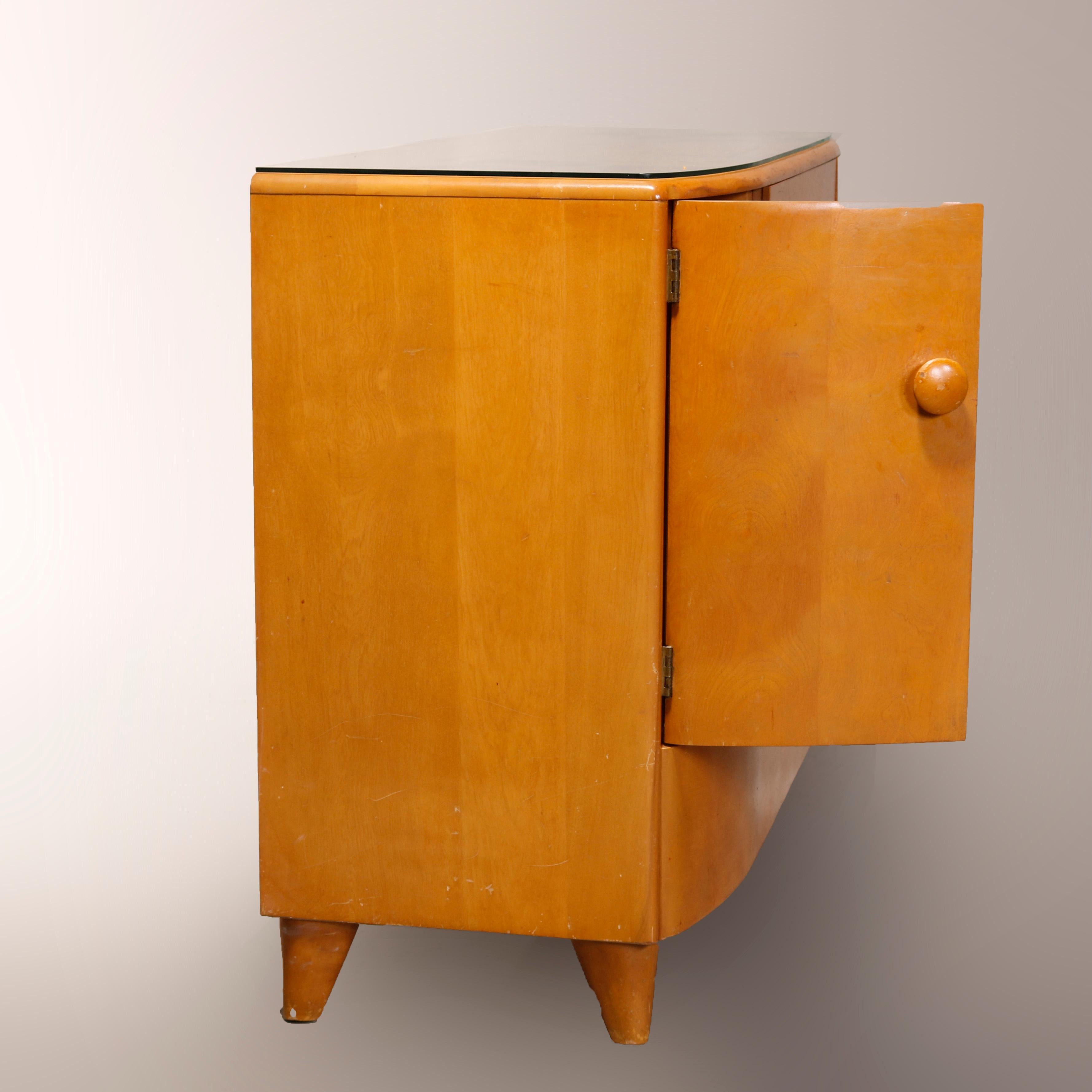 Mid-Century Modern Heywood Wakefield Sideboard in Champagne, 20th Century In Good Condition In Big Flats, NY