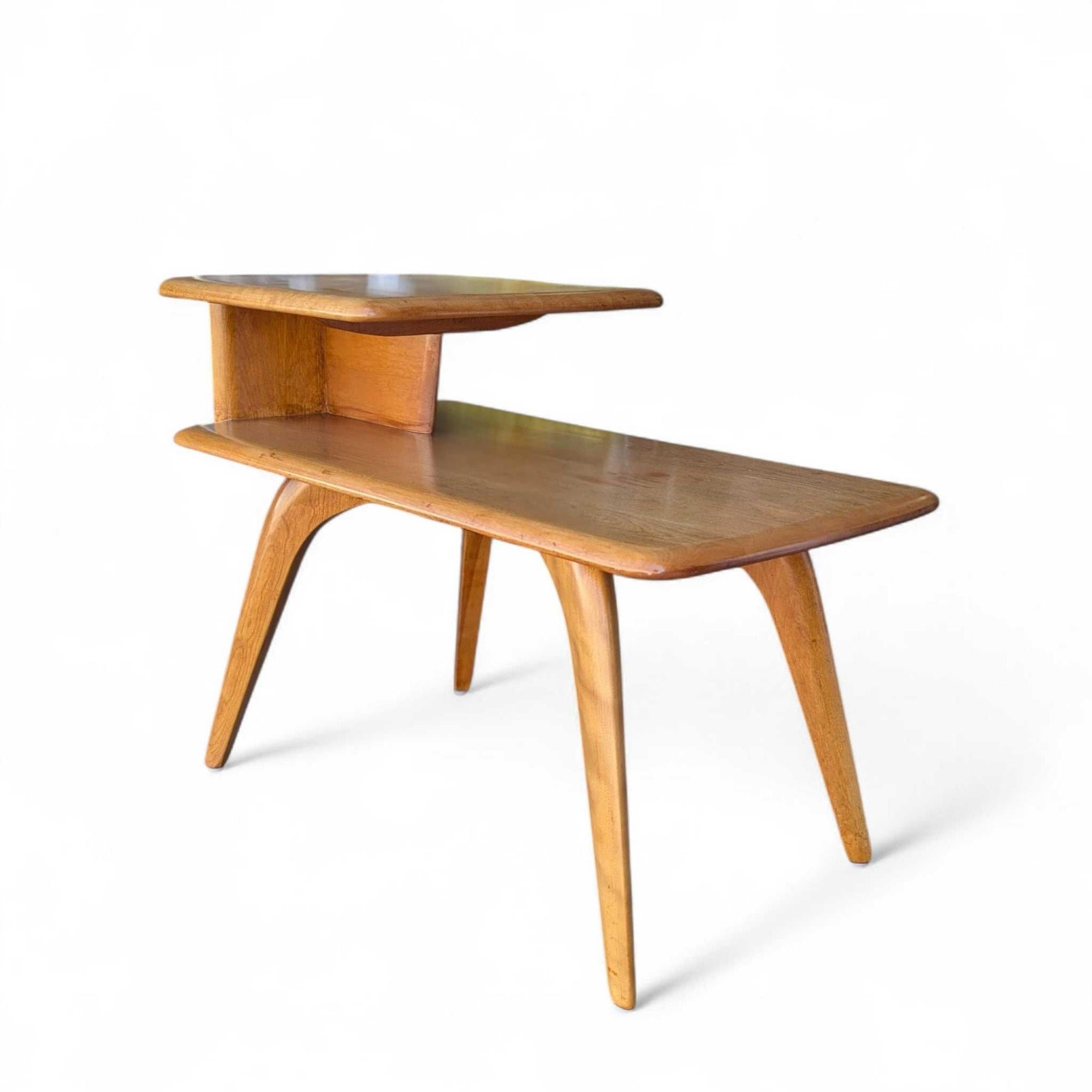 Table d'appoint Heywood Wakefield Blonde Birch M1527G en vente 3