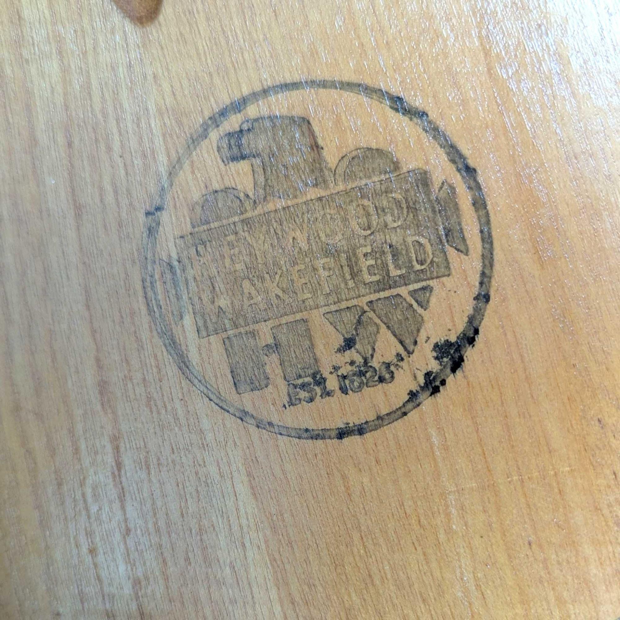 Table d'appoint Heywood Wakefield Blonde Birch M1527G en vente 7