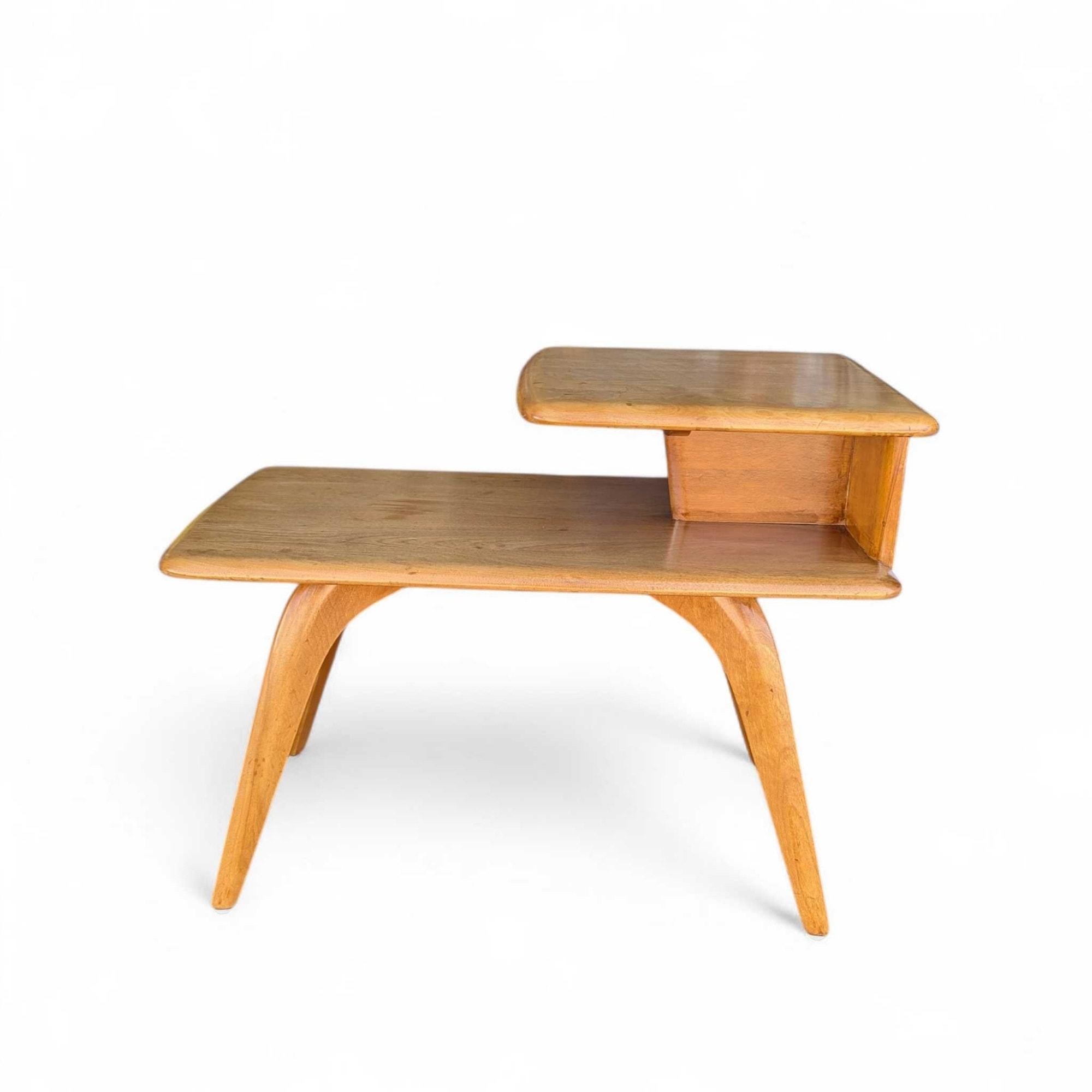 Table d'appoint Heywood Wakefield Blonde Birch M1527G en vente 8