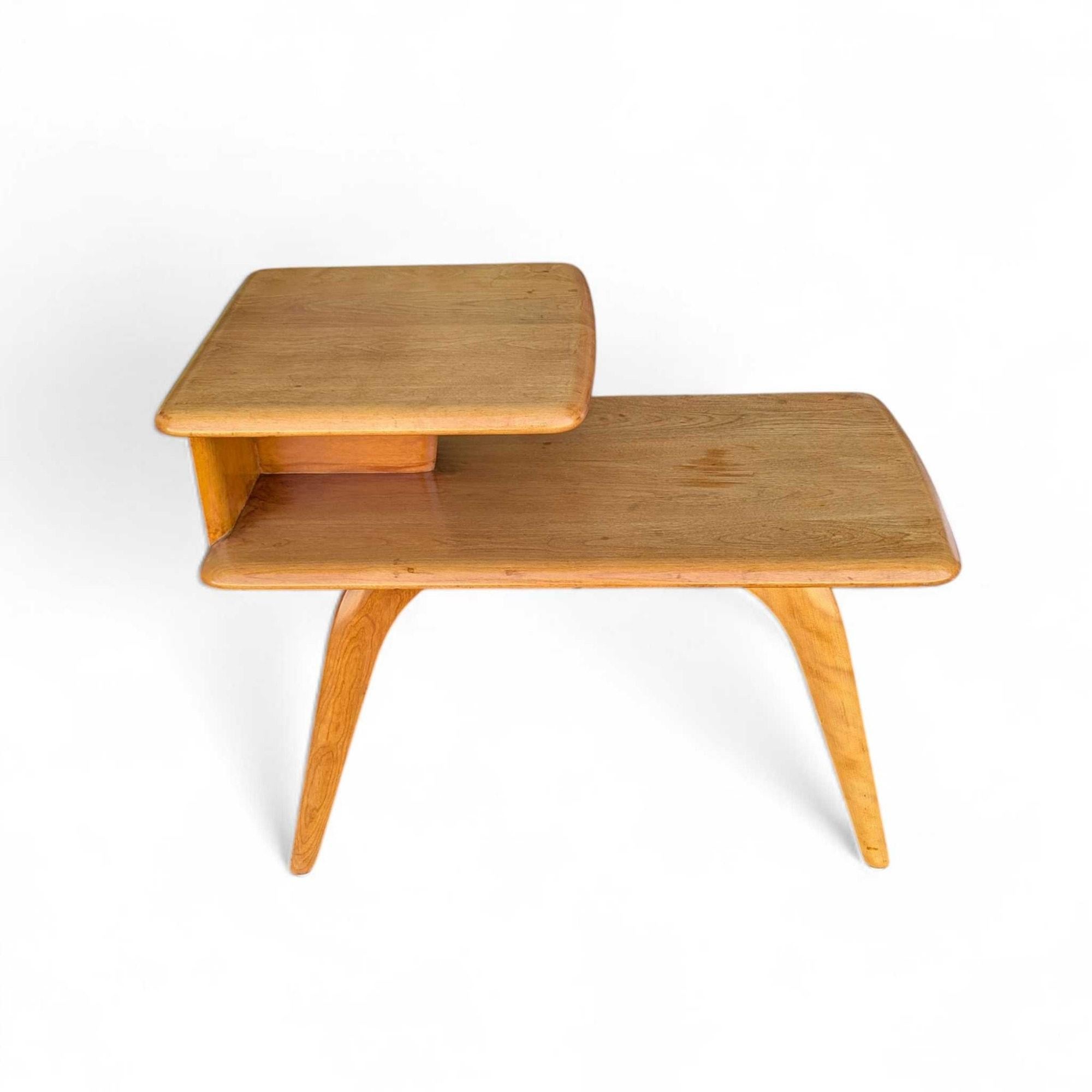 Table d'appoint Heywood Wakefield Blonde Birch M1527G en vente 9