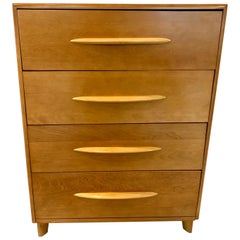Mid-Century Modern Heywood Wakefield Tall Chest of Drawers Highboy Dresser