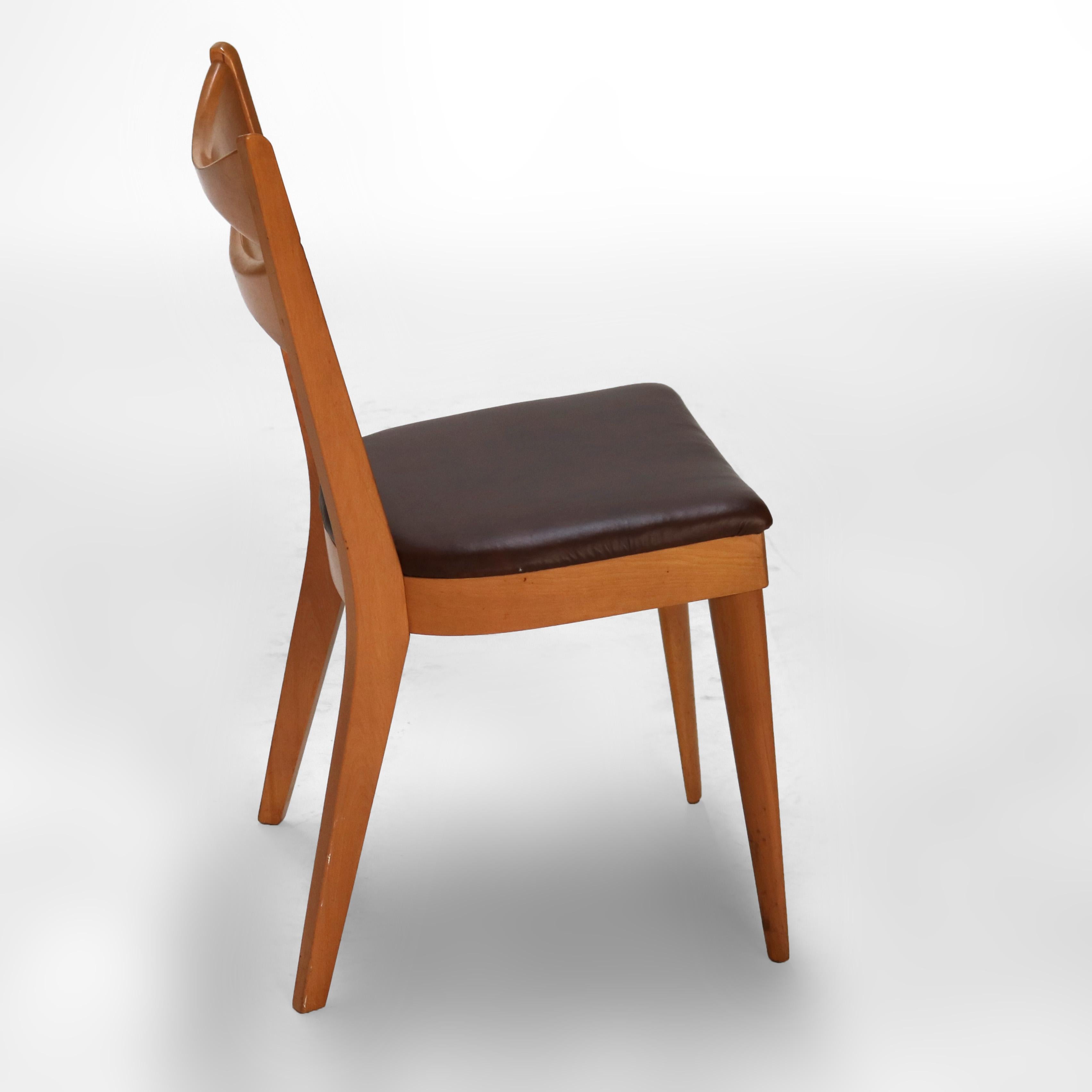 Heywood Wakefield Wishbone ensemble de salle à manger moderne du milieu du siècle dernier en vente 6