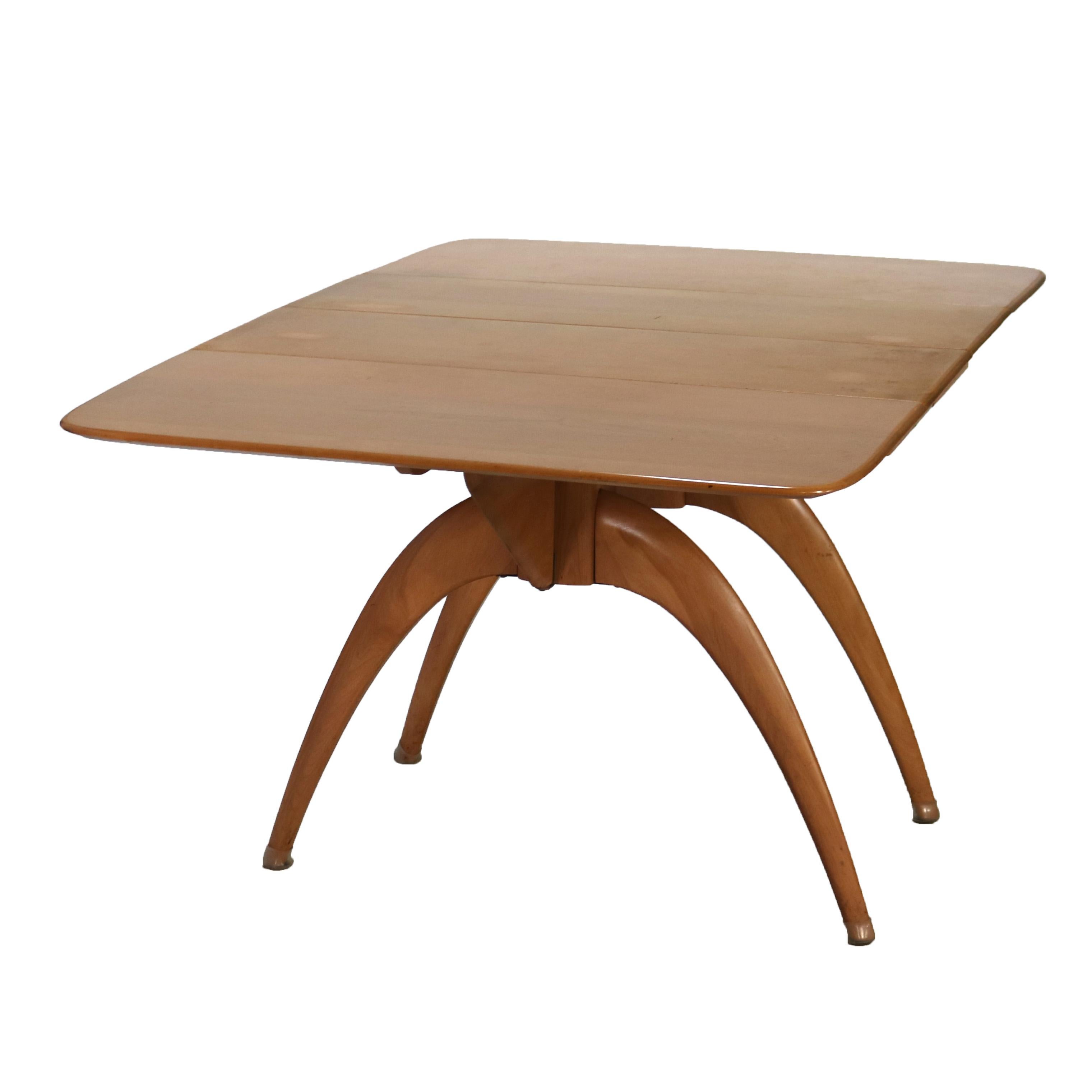 Heywood Wakefield Wishbone ensemble de salle à manger moderne du milieu du siècle dernier Bon état - En vente à Big Flats, NY