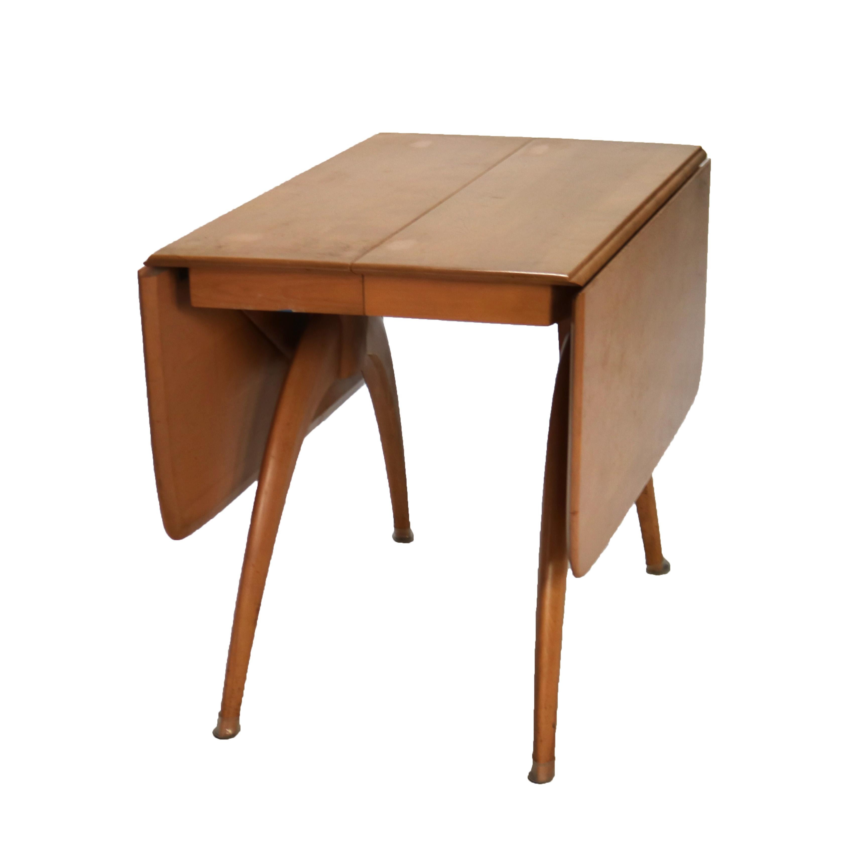 Bouleau Heywood Wakefield Wishbone ensemble de salle à manger moderne du milieu du siècle dernier en vente