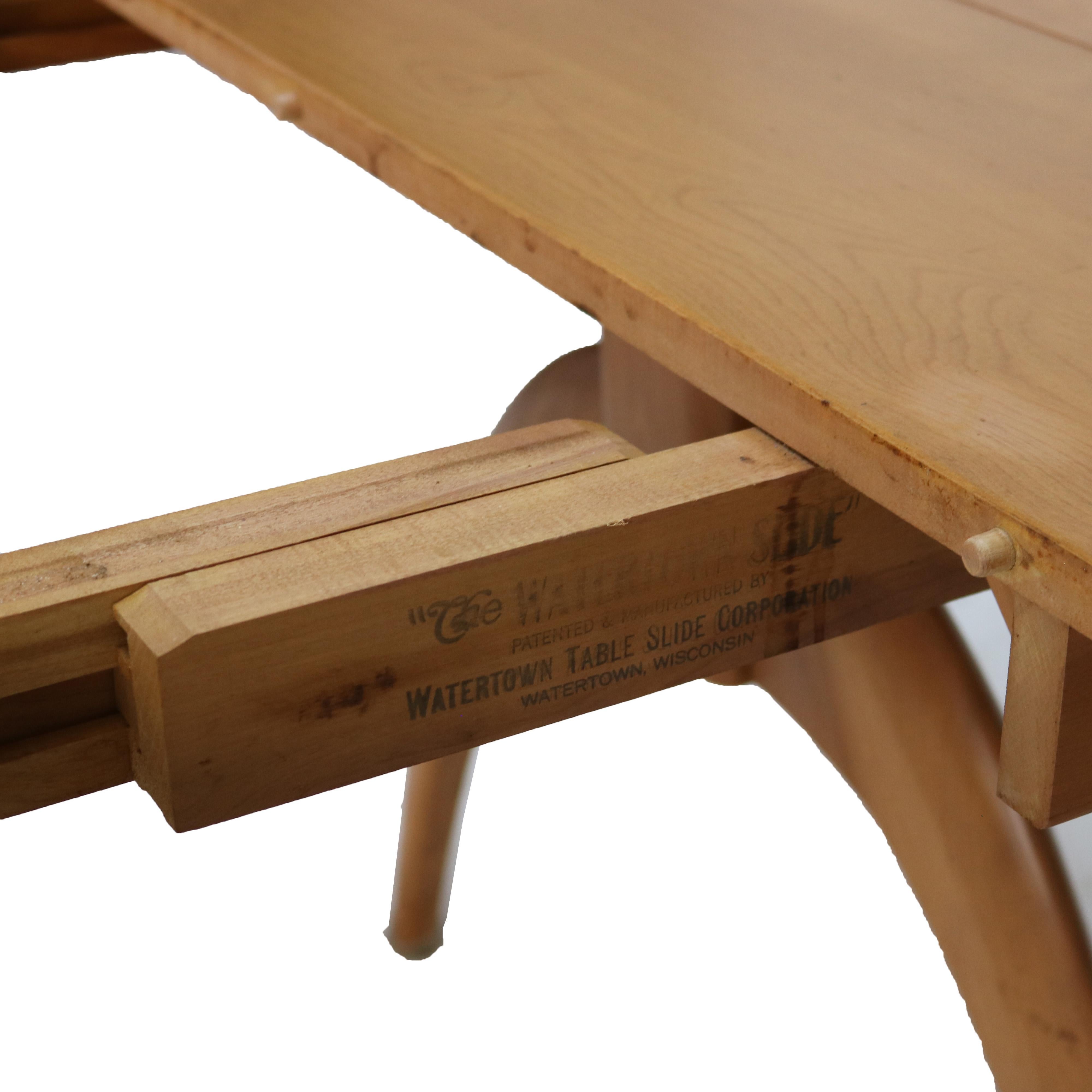 Heywood Wakefield Wishbone ensemble de salle à manger moderne du milieu du siècle dernier en vente 3
