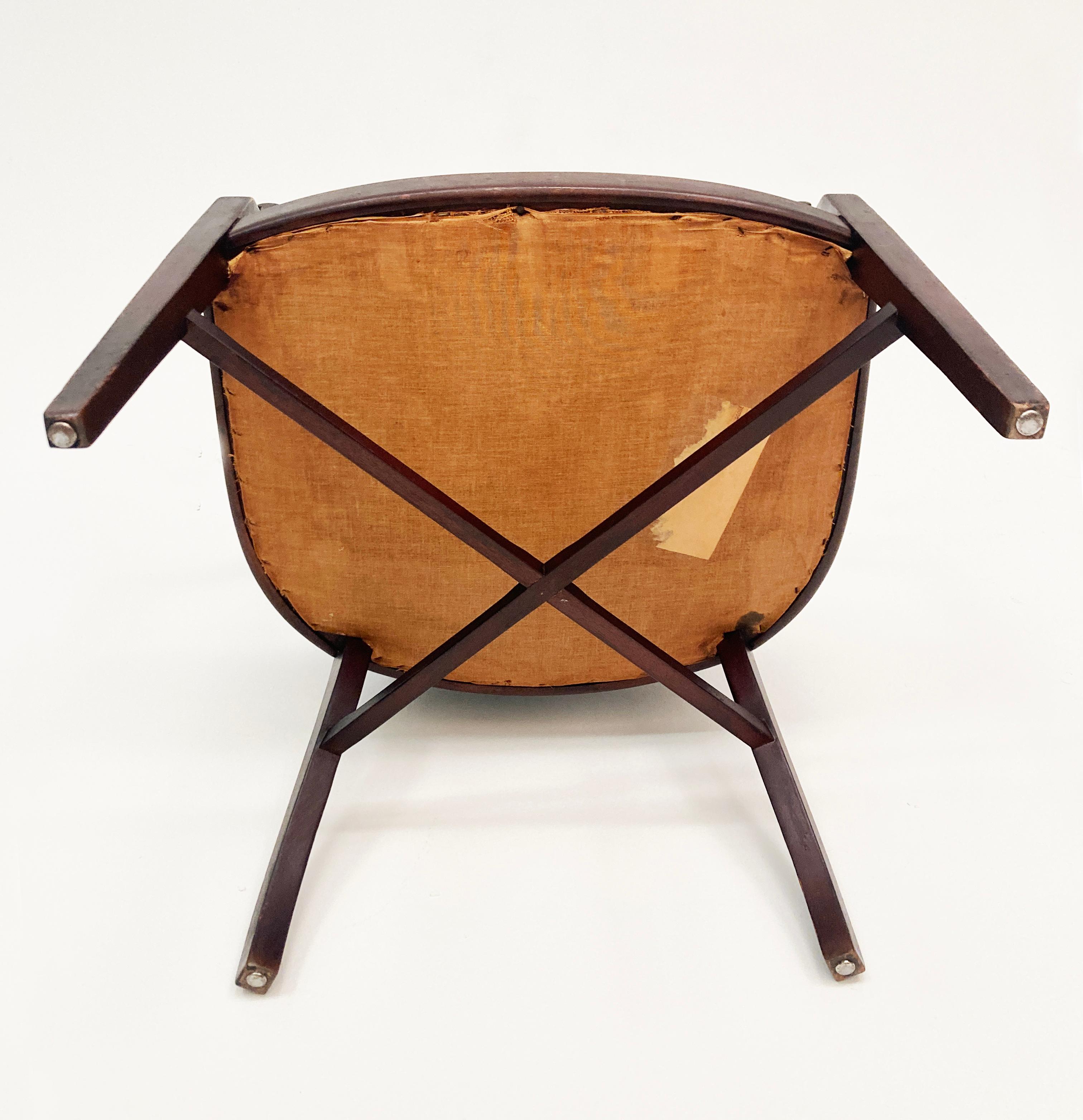 Chaise Hickory Co. mi-siècle moderne Chaise à accoudoirs en forme de canne  en vente 12