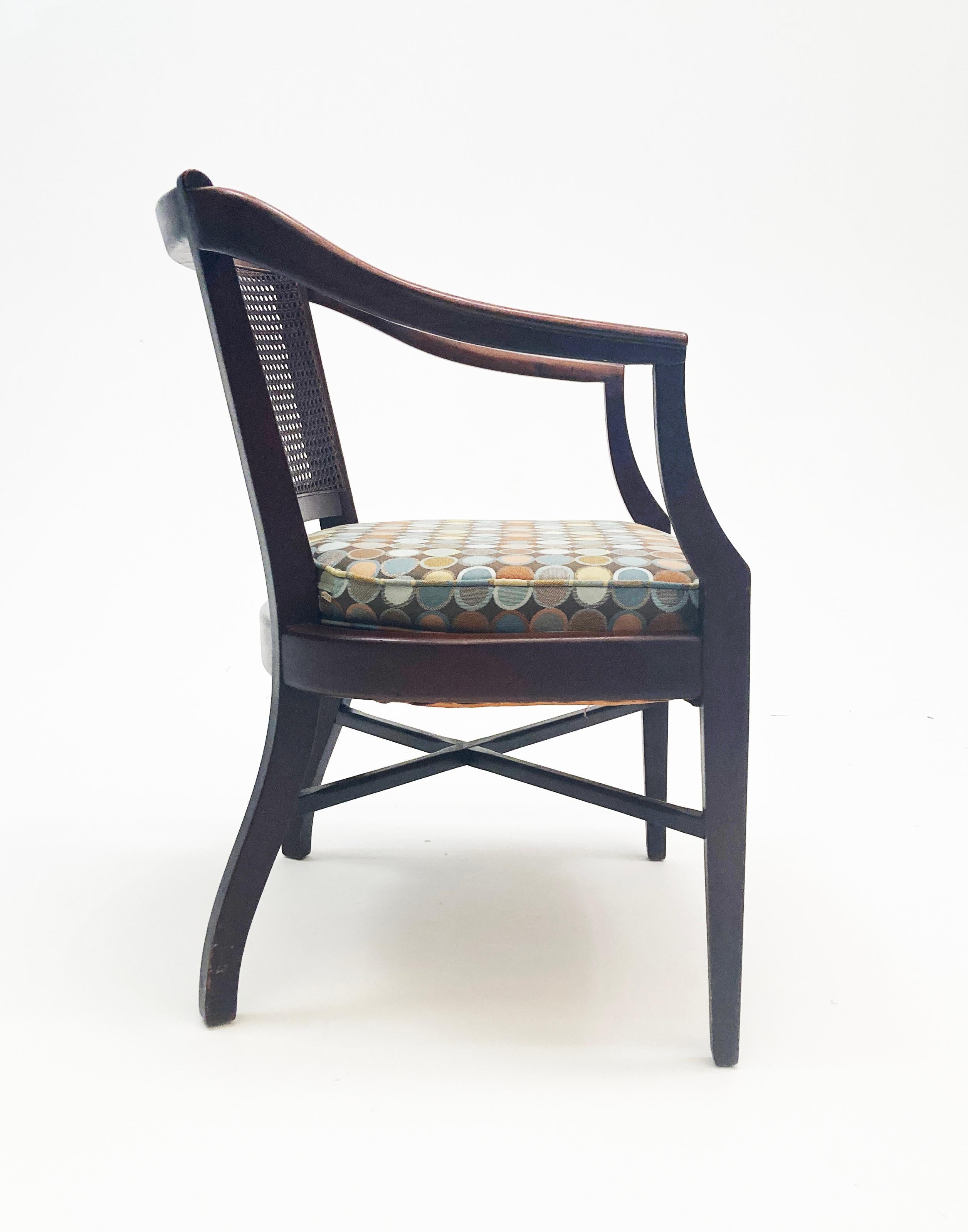 20ième siècle Chaise Hickory Co. mi-siècle moderne Chaise à accoudoirs en forme de canne  en vente