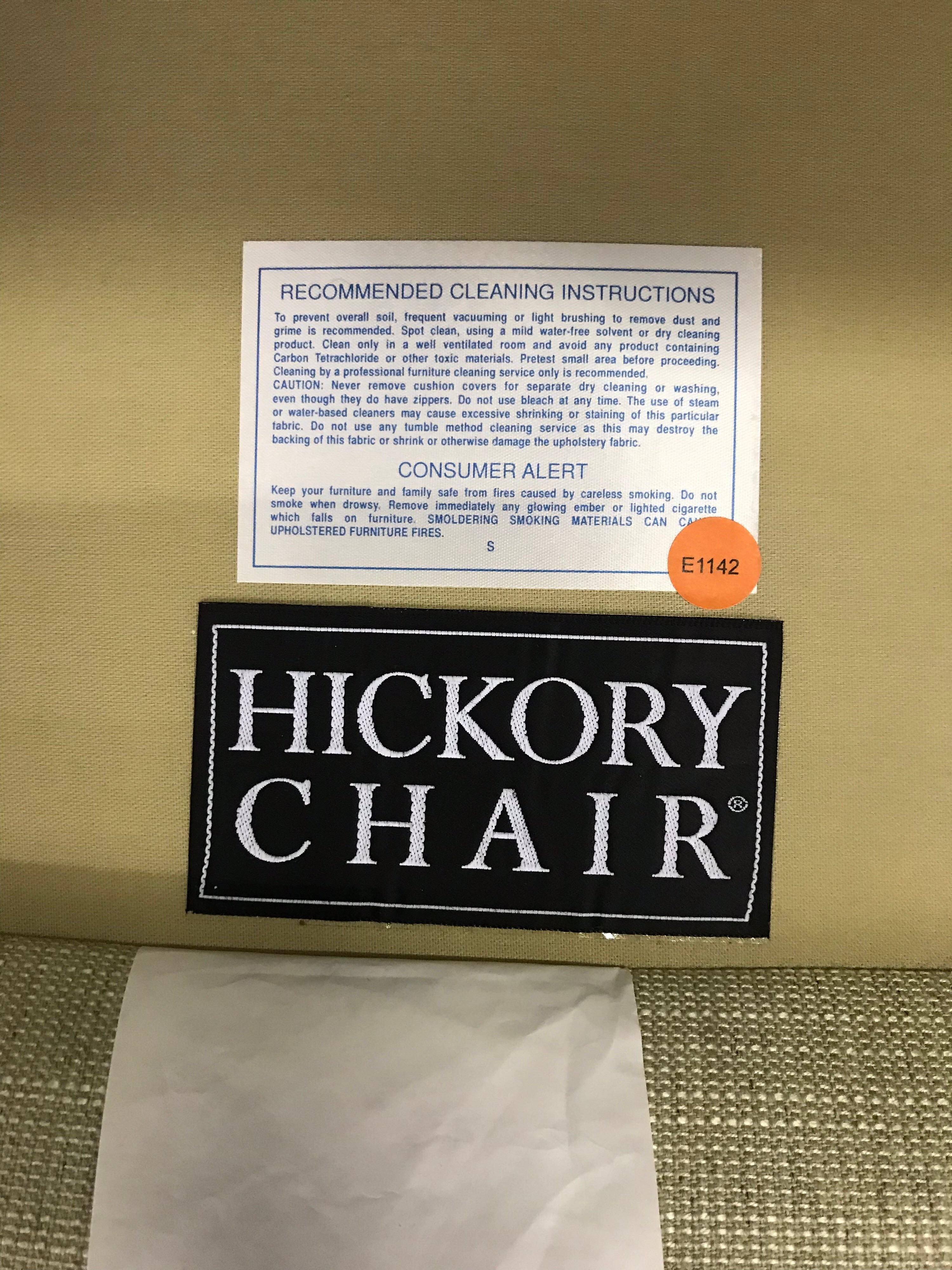 Mid-Century Modern Hickory Chair Furniture Company Upholstered Lounge Chair 4