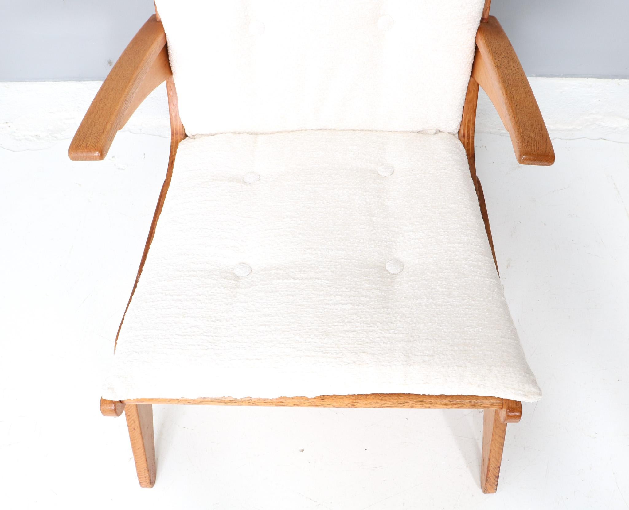 Moderner Loungesessel mit hoher Rückenlehne aus der Jahrhundertmitte von Jan den Drijver für De Stijl, 1950er Jahre im Angebot 3