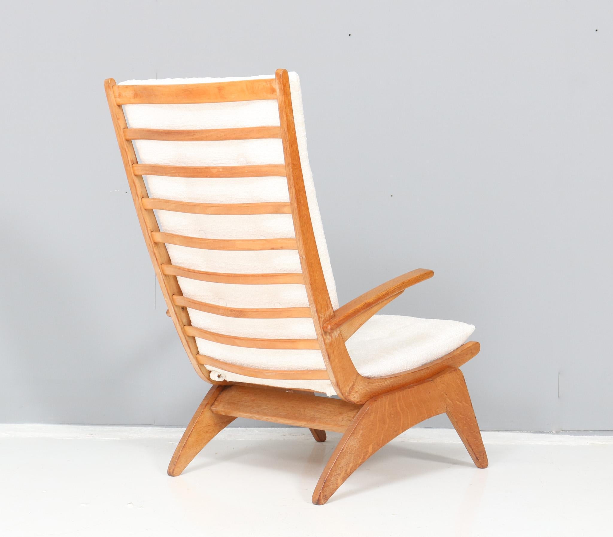 Mid-Century Modern High Back Lounge Chair by Jan den Drijver for De Stijl, 1950s For Sale 3