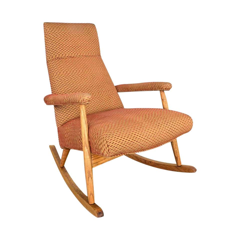 Z Rocker Rocking Chair Mid-Century Modern Vintage Classic Lazy Boy Rocker Recliner Walnut ...