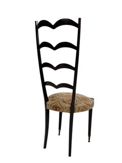 Chaise d'appoint à haut dossier de Paolo Buffa, années 1950