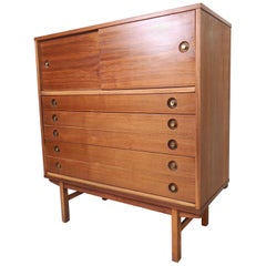 Mid-Century Modern High Boy Dresser