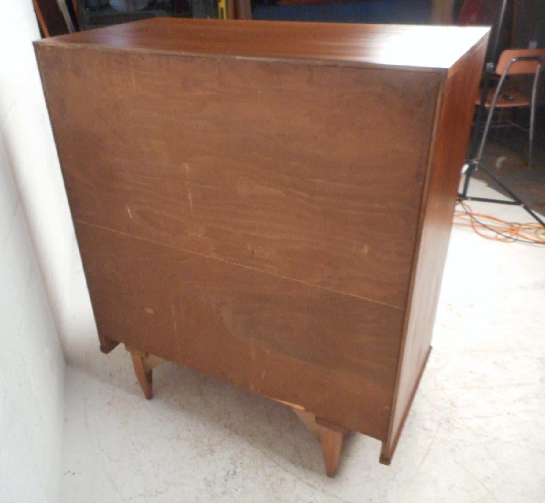 Mid-Century Modern Highboy by Kent Coffey For Sale 6