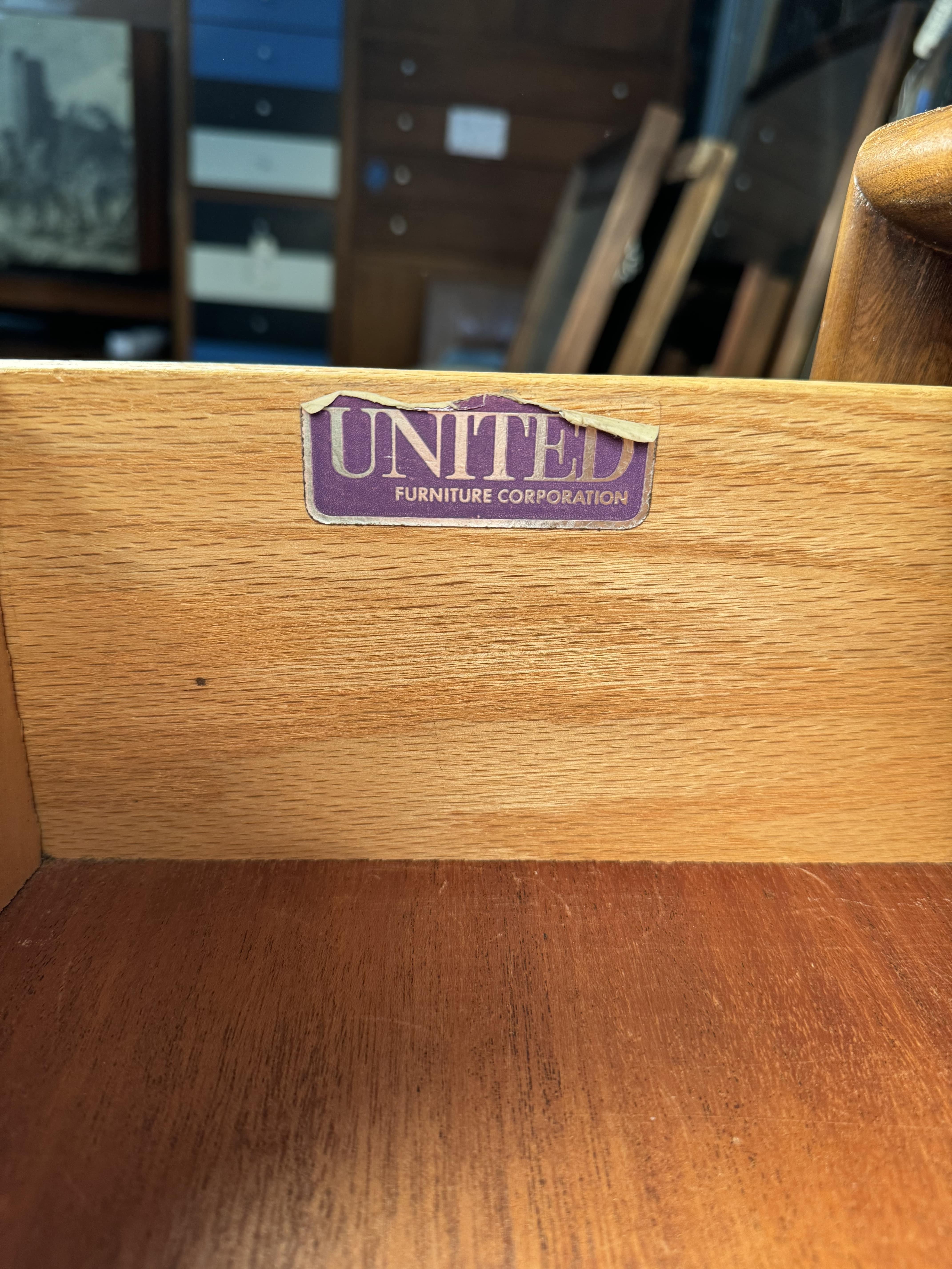 Mid-Century Modern Highboy by United Furniture 7
