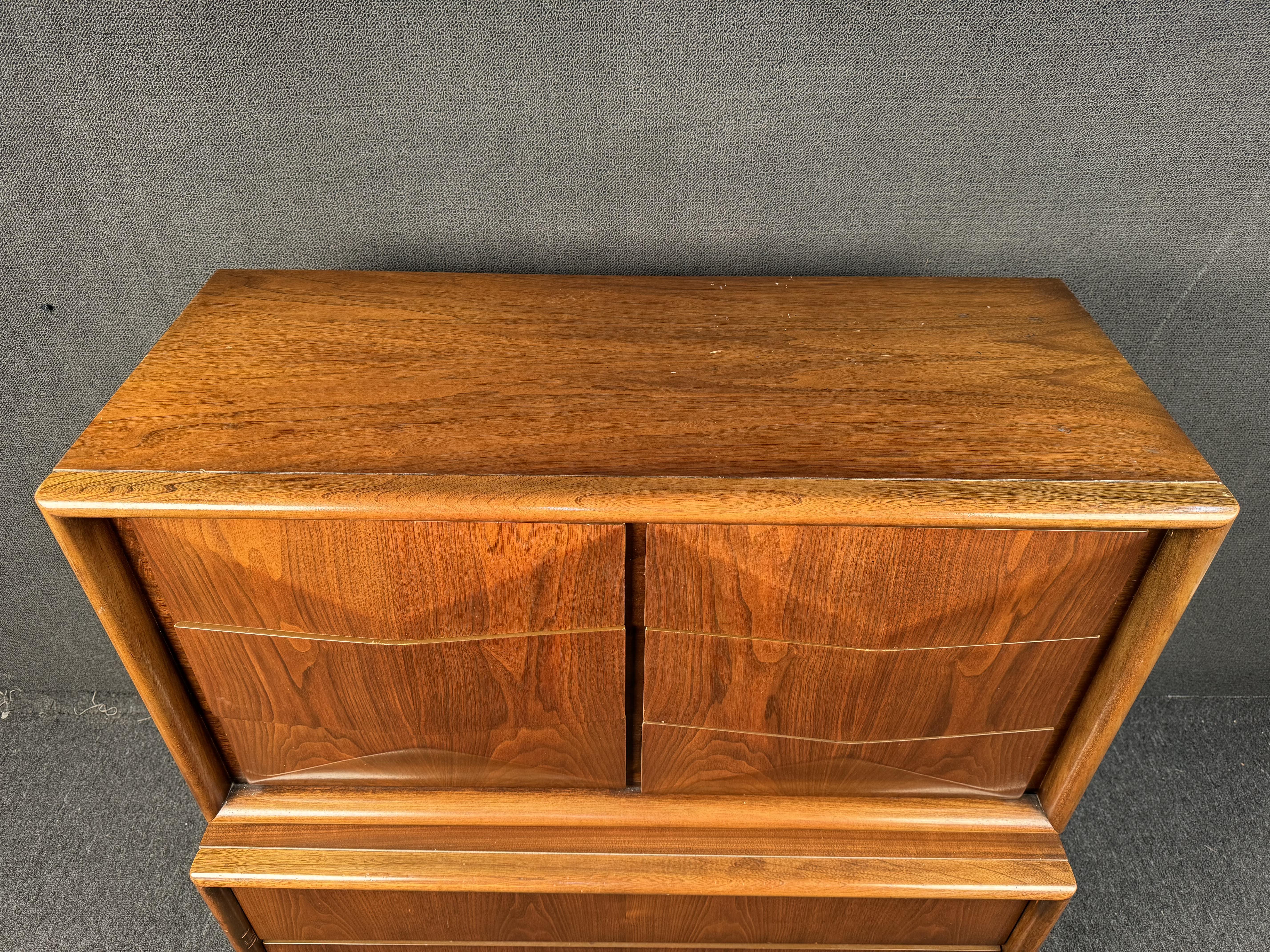 20th Century Mid-Century Modern Highboy by United Furniture