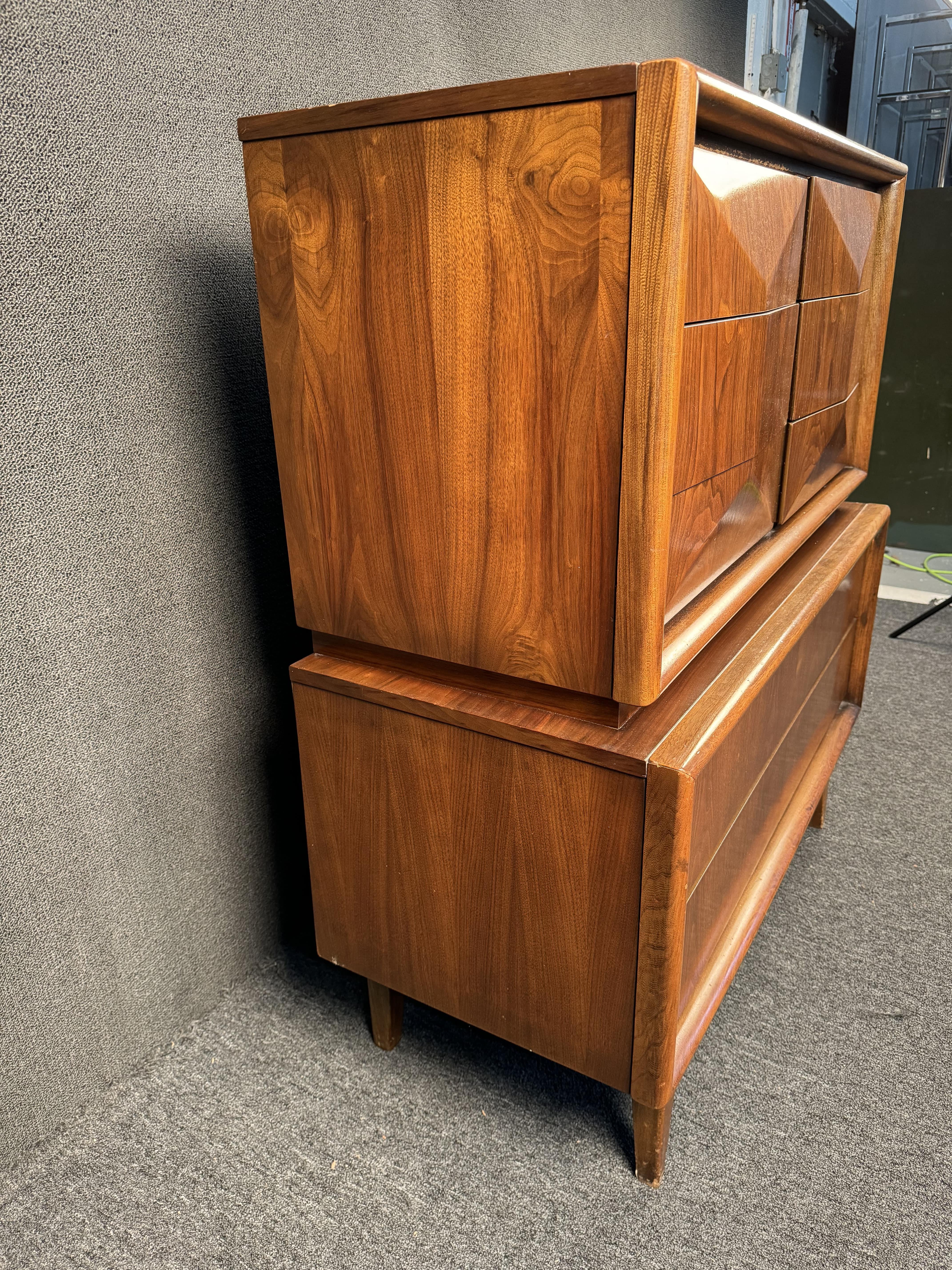Mid-Century Modern Highboy by United Furniture 1